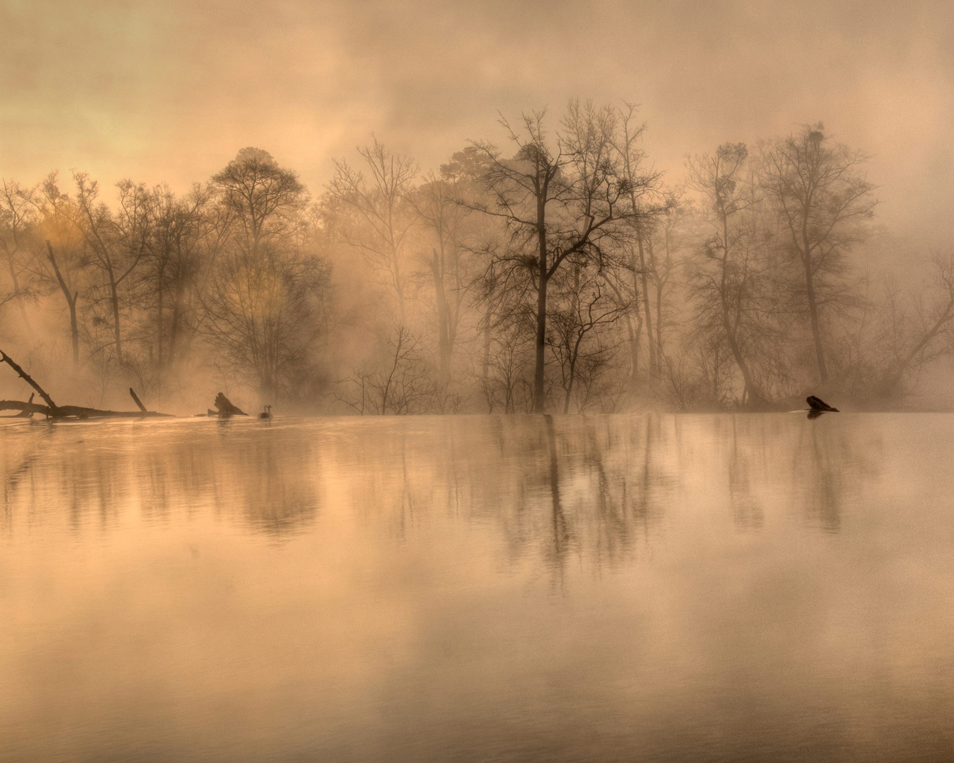 Print 3...Over the dam on the Ocmulgee...