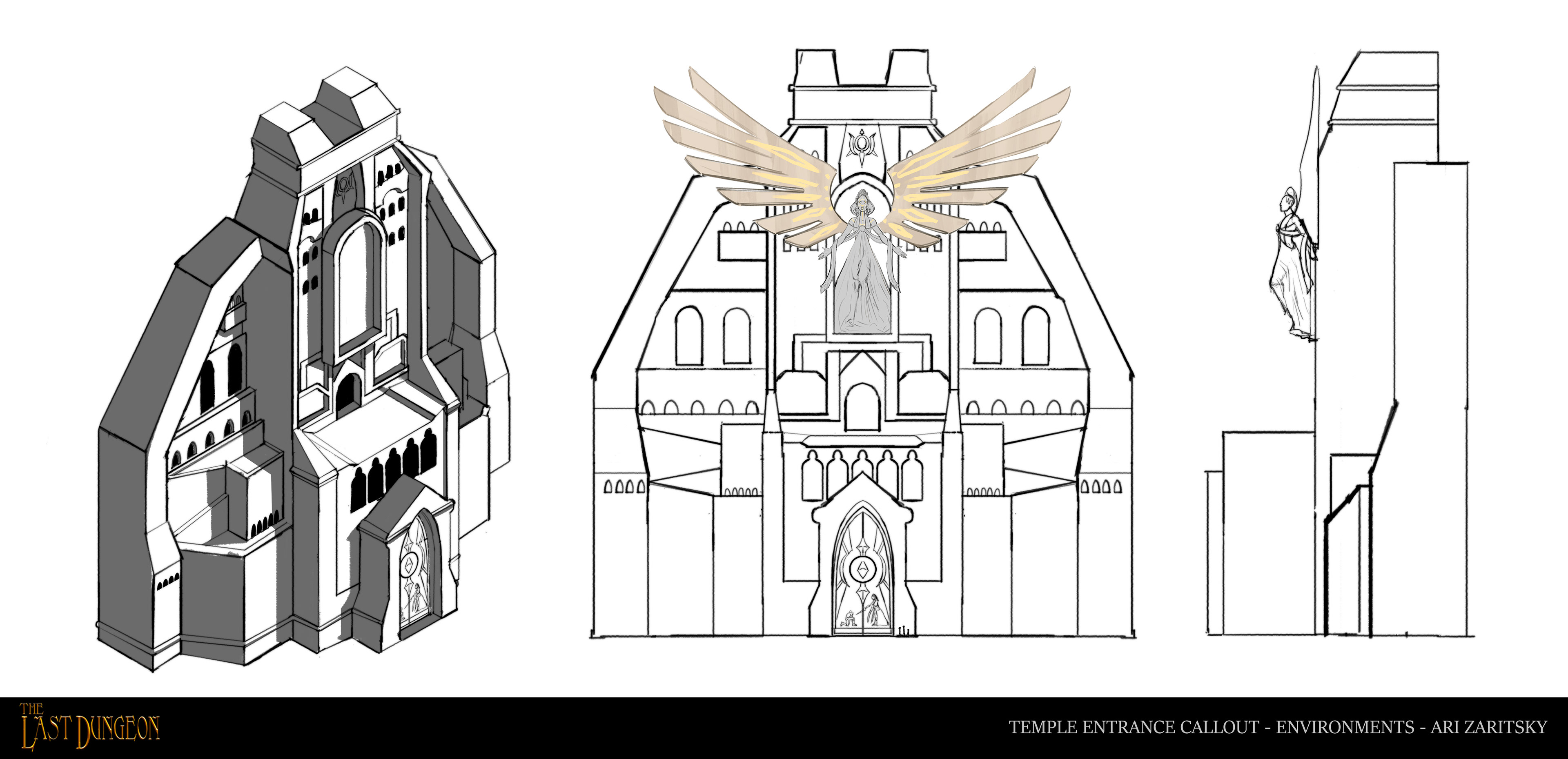 Temple Entrance Technical Map