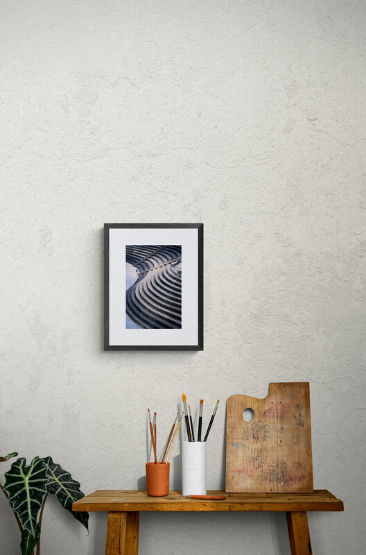 8"x12" print (matte and frame for illustration only)