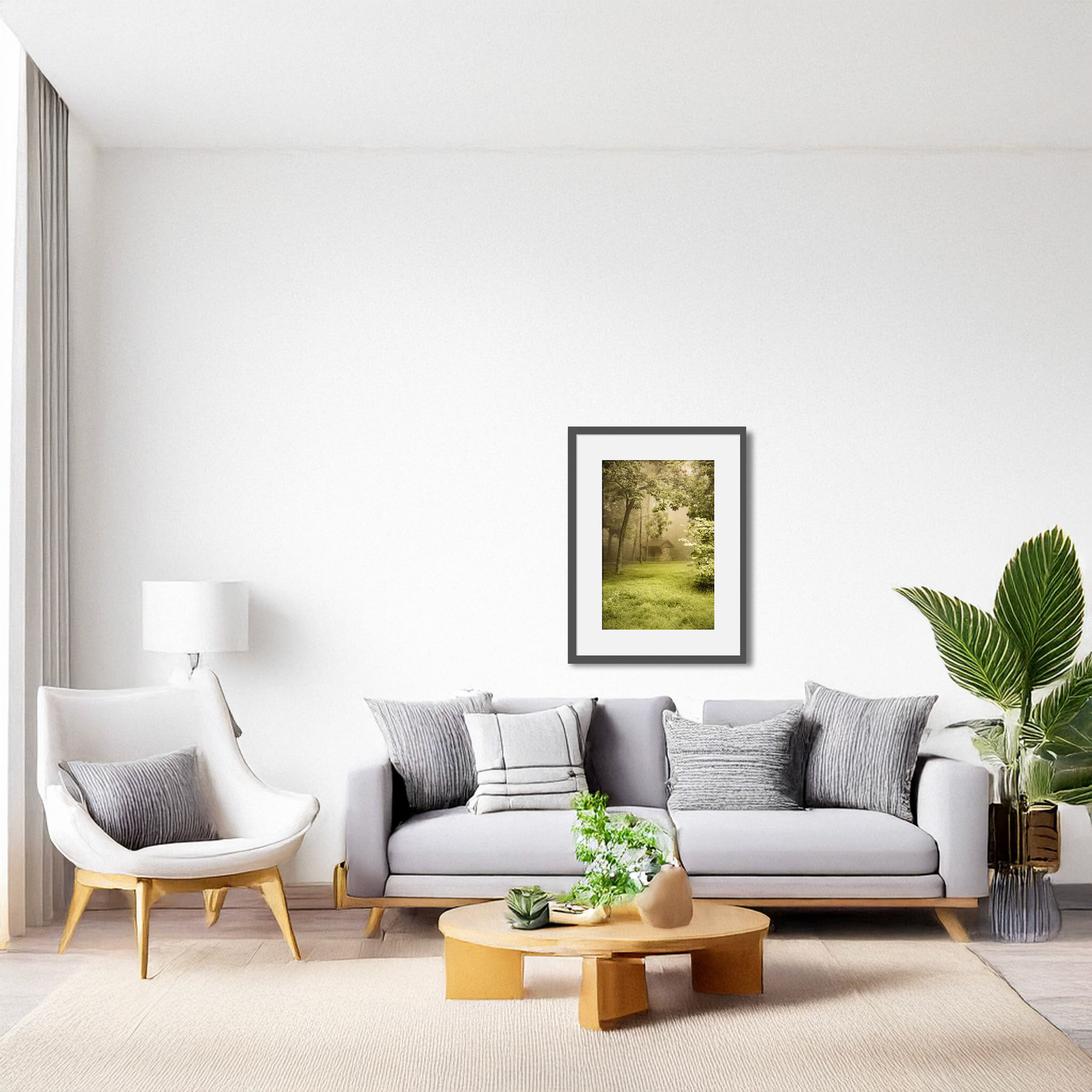Print example - framing not included
