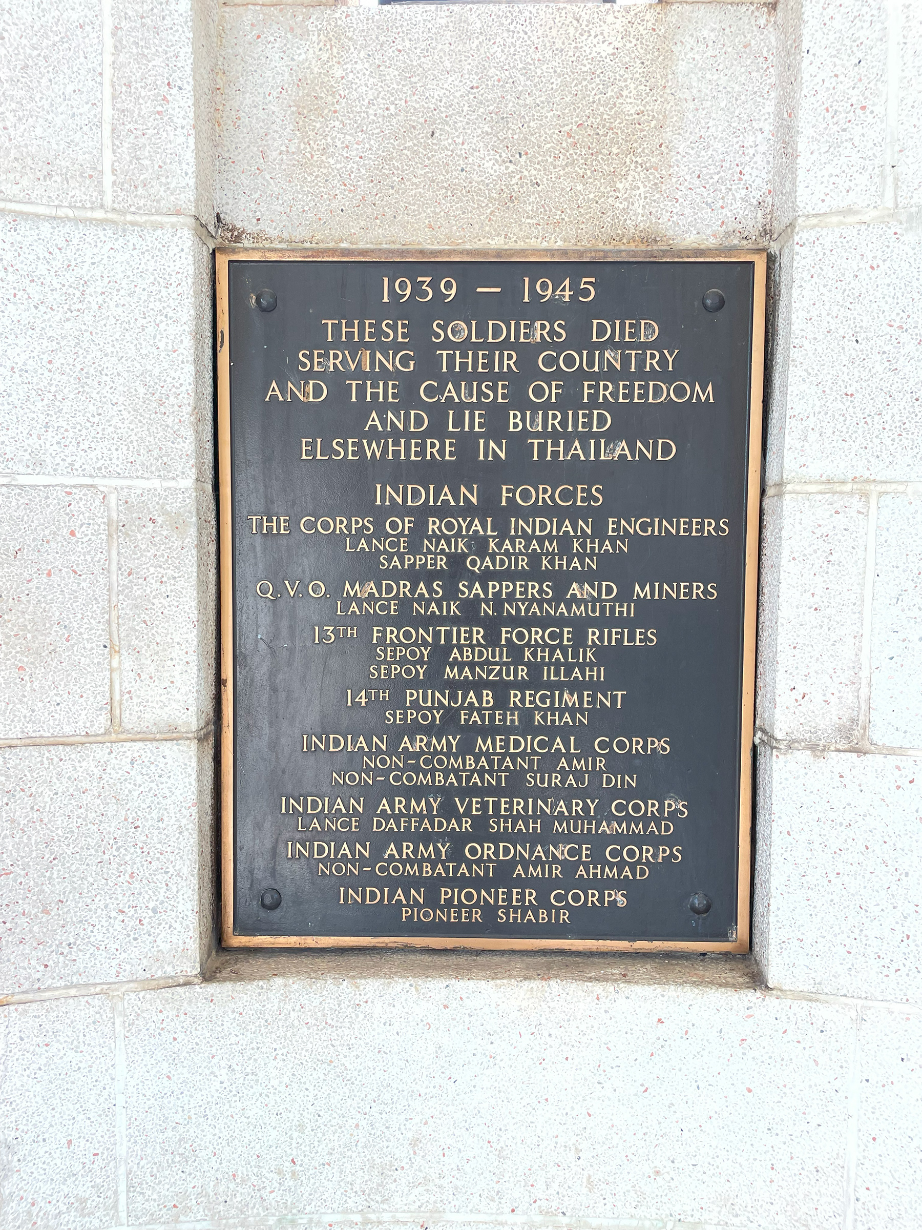 Honouring the fallen