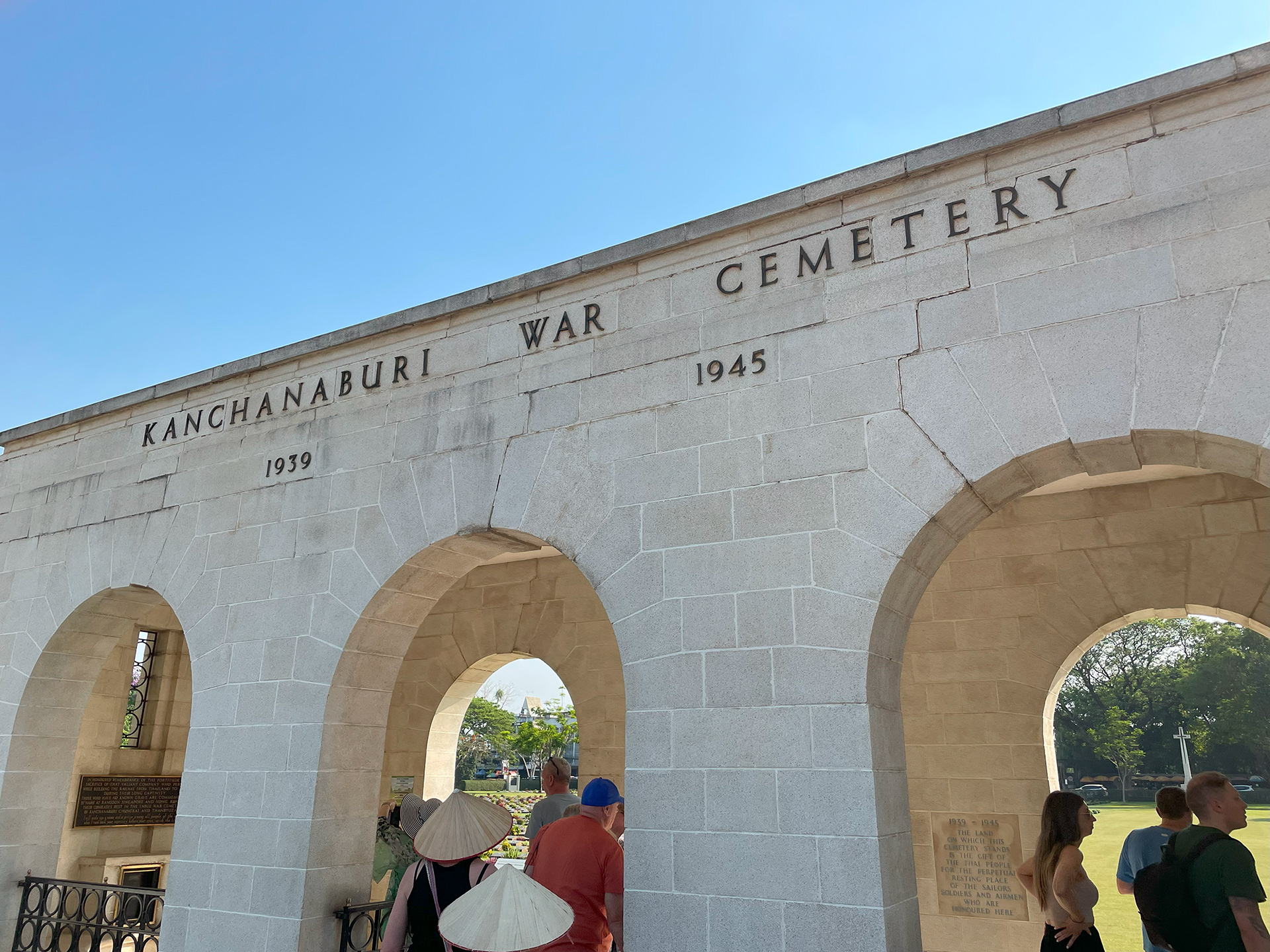 Entrance to the Kanchanaburi War Cemetery