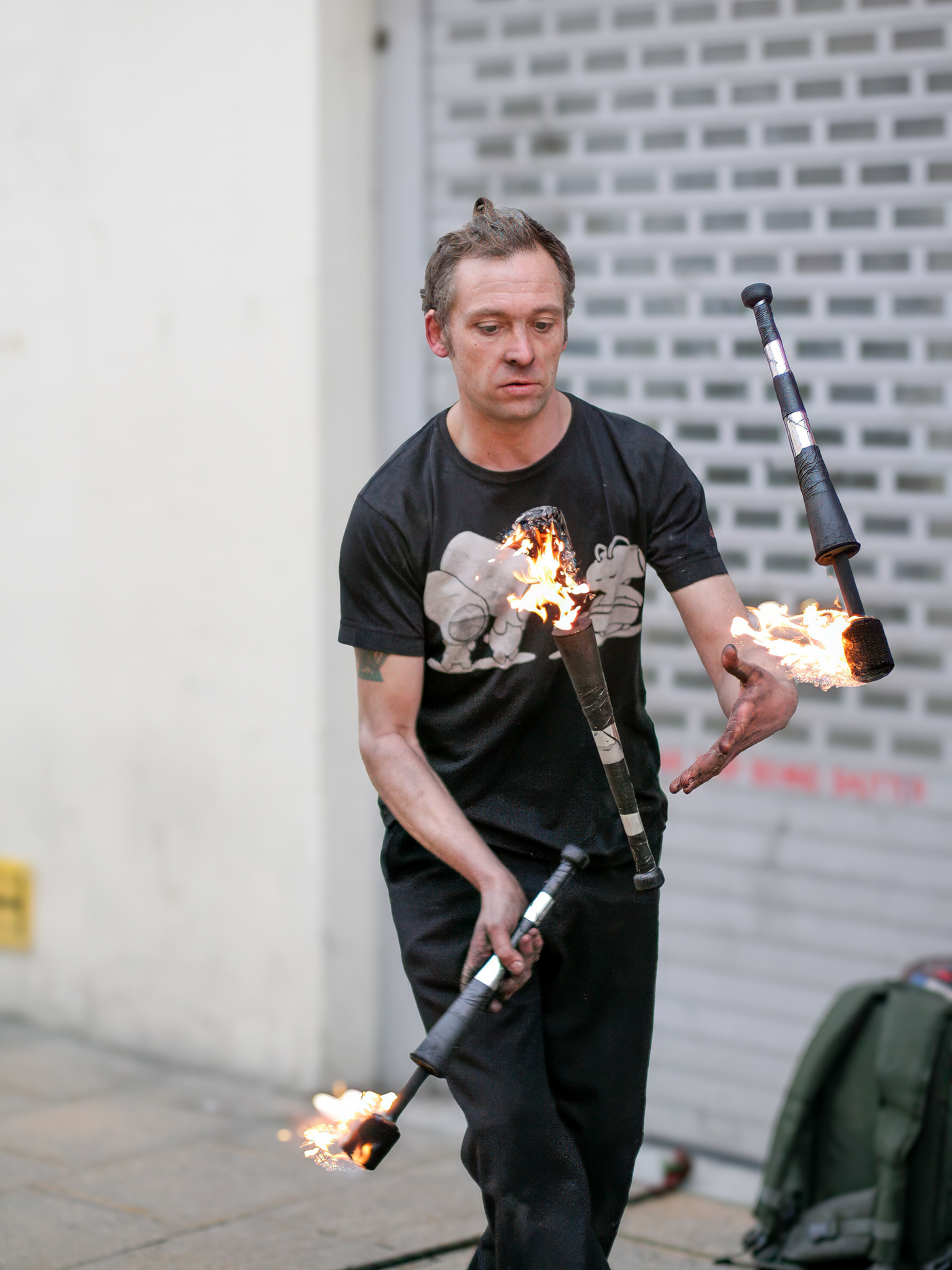 Street performer - Cheltenham