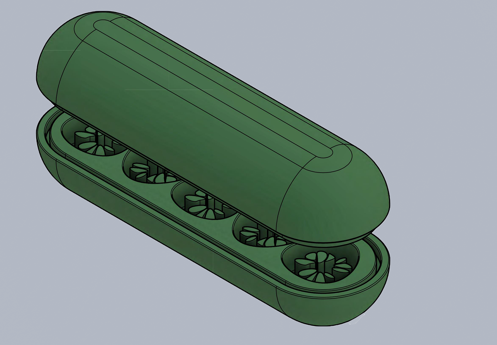 cool as a cucumber ice tray