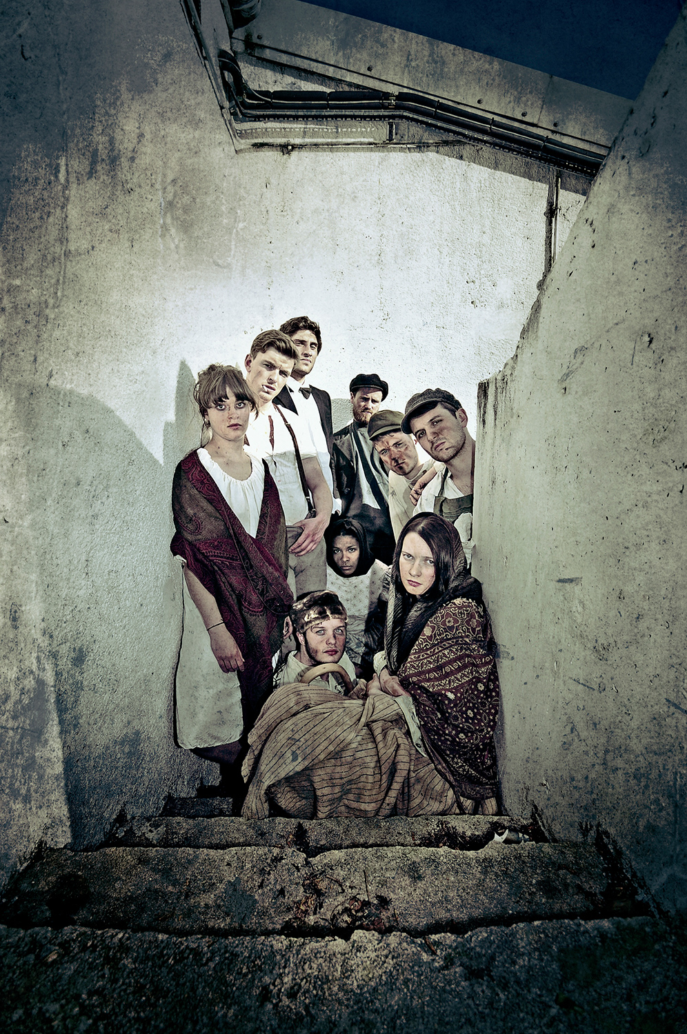 Poster commissioned by The Royal Welsh College of Music and Drama for their production of 'The Lower Depths'