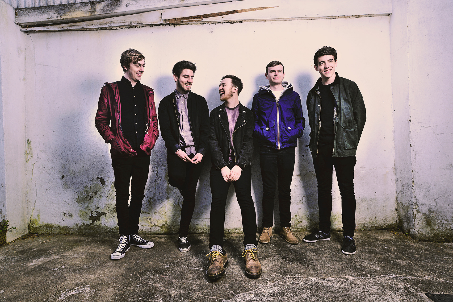 Photoshoot of the band Swnarmi