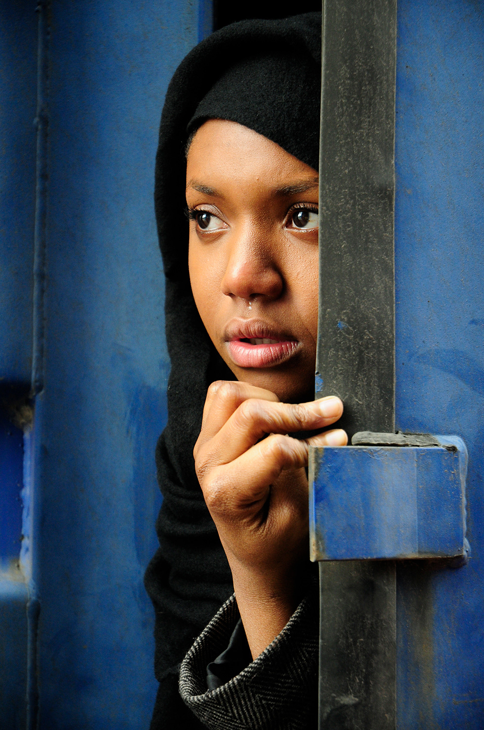 Poster commissioned by The Sherman Theatre, Cardiff for their production of 'The Container' Directed by Bridget Keenan.