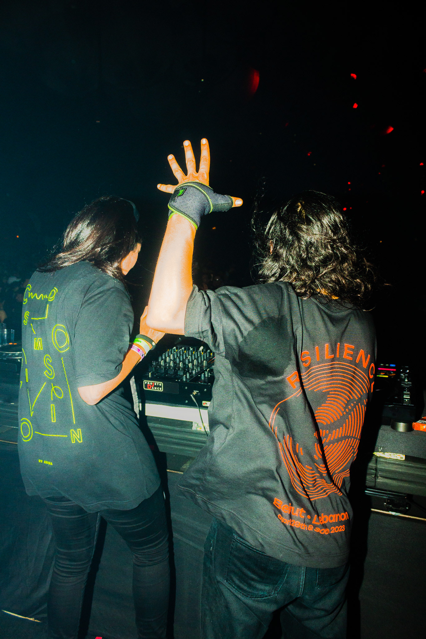 Anna & Sama’ Abdulhadi at TimeWarp Brasil for Entourage, May 2023 - São Paulo