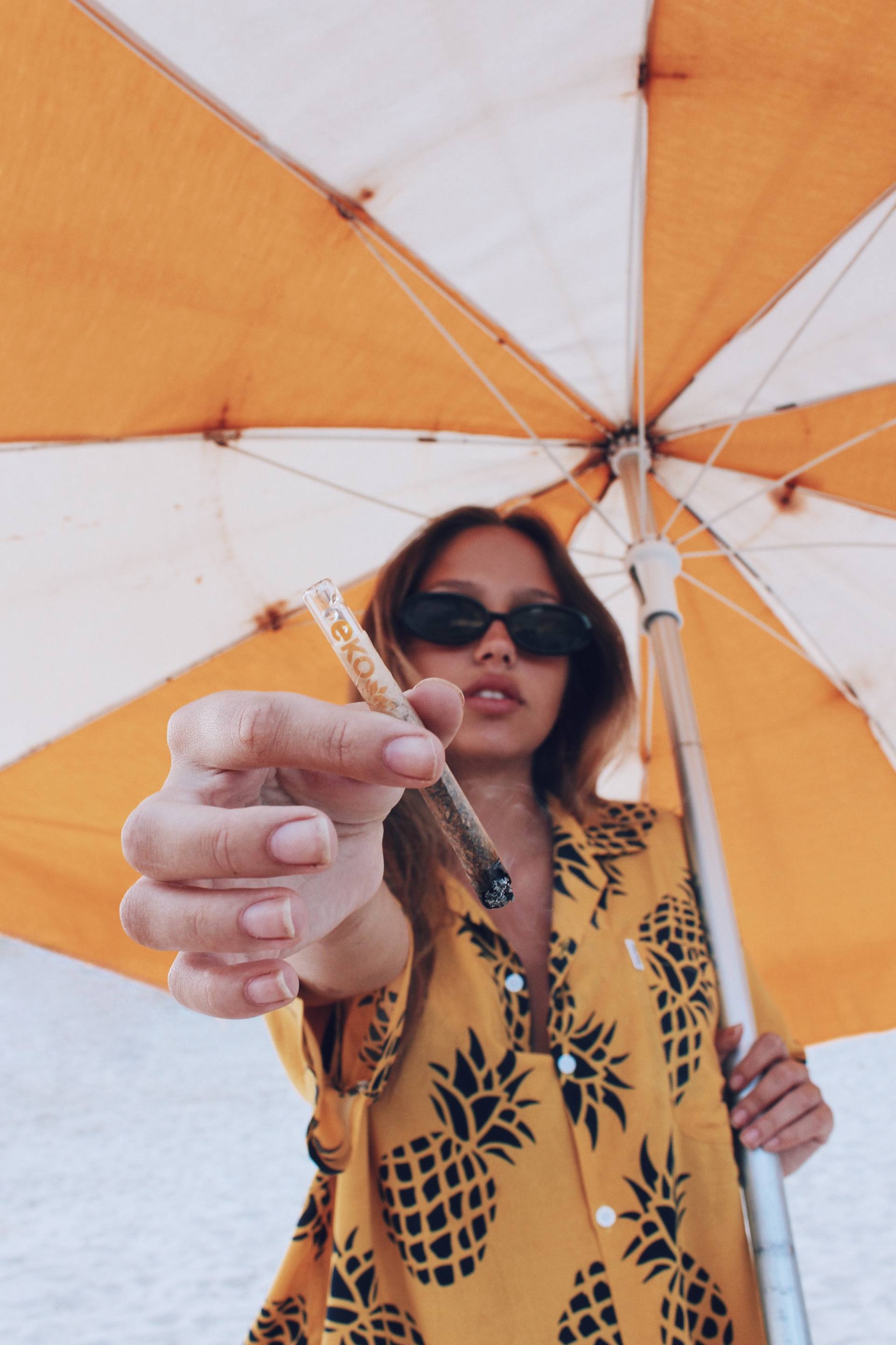 Sarah Labriola, July 2020 for Ekopuffs Brasil - Menorca, ES