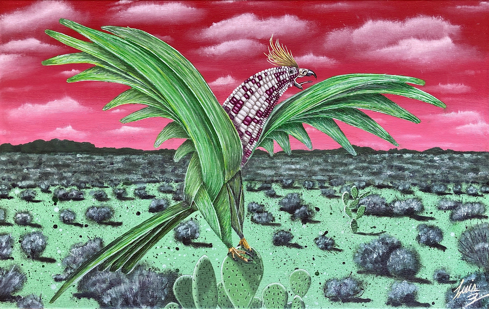 Águila de maíz (Maize-Eagle) - Luis Zamora Chavez, PC Student