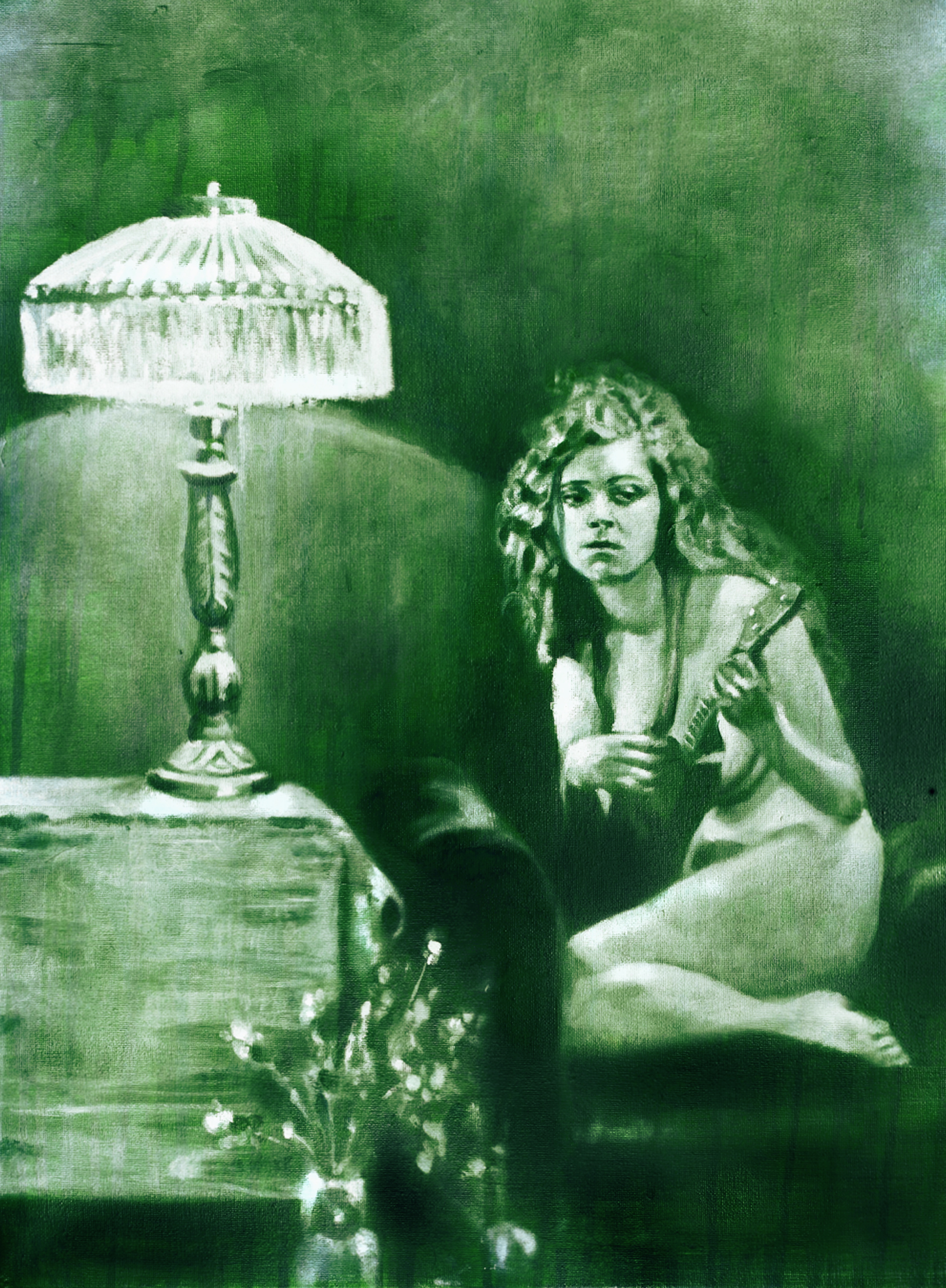 Waiting Room, 2023 Oil on canvas, 24“x36“