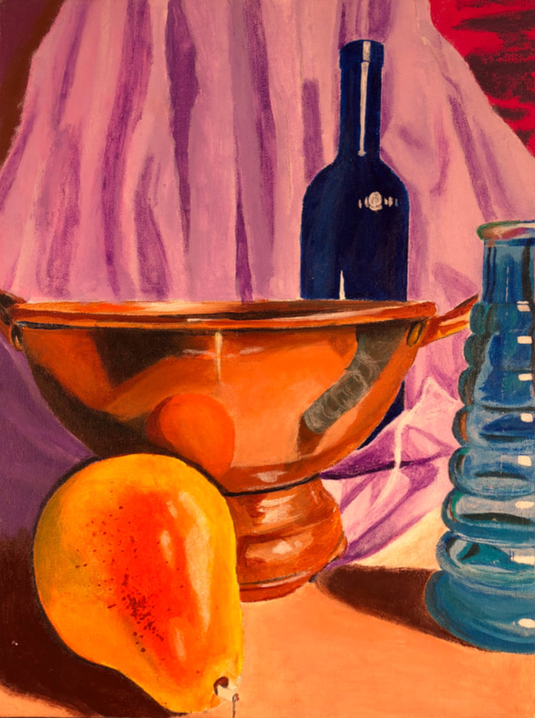 "Still Life 02", Acrylic on Canvas Board