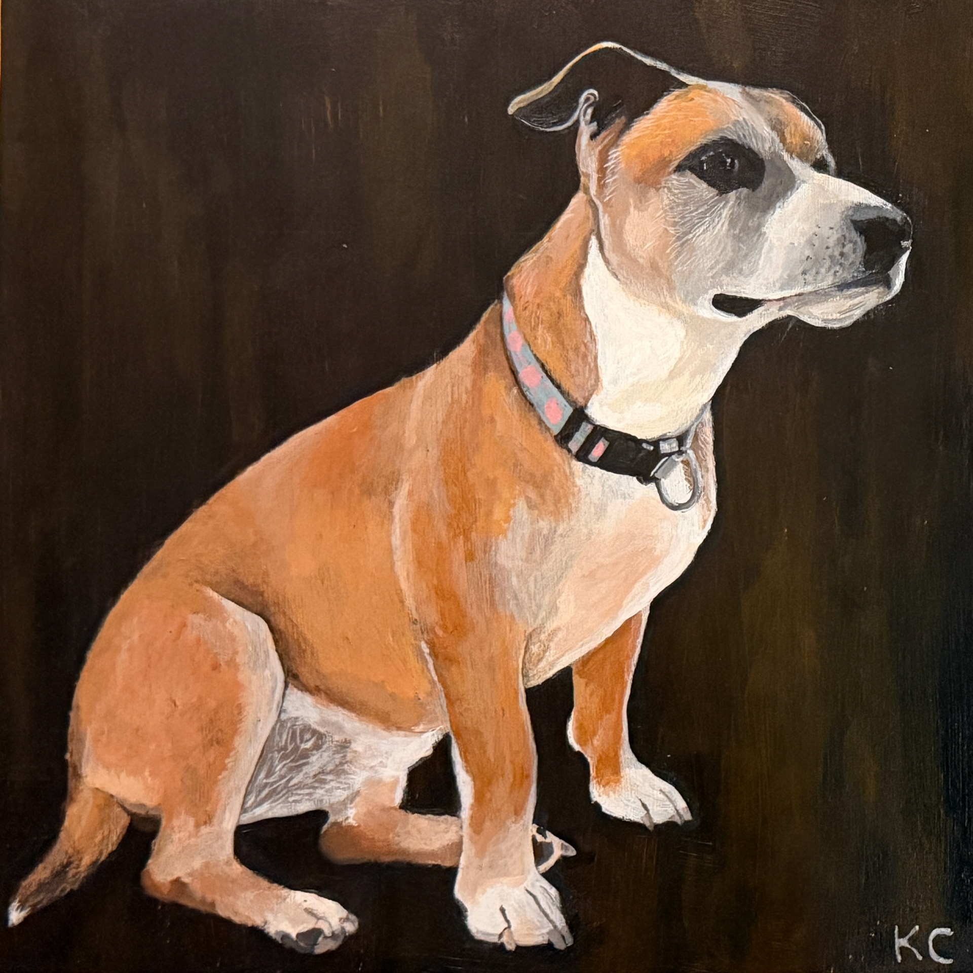 "Lucy", Acrylic on Wood Panel