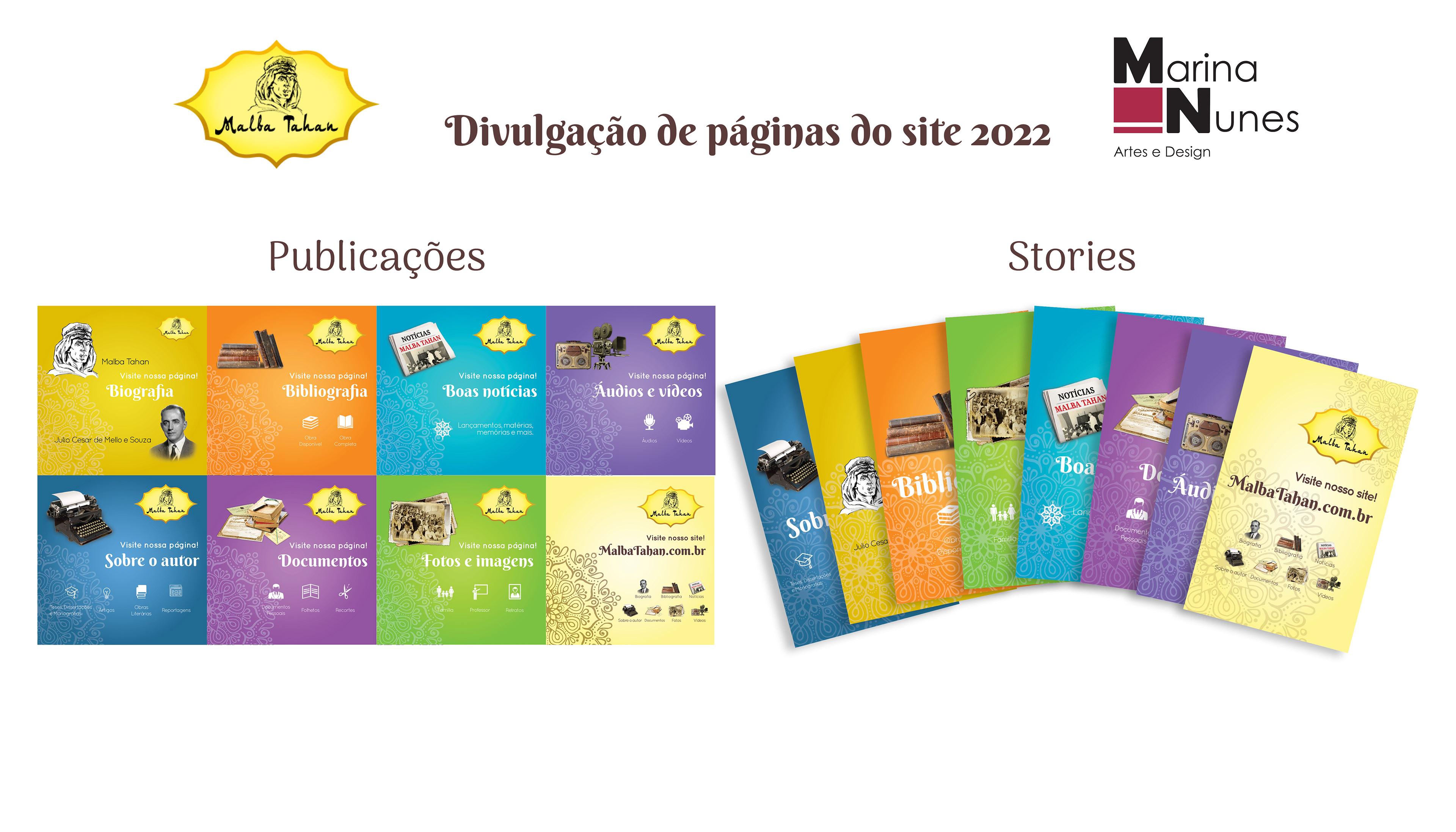 Post para facebook de Malba Tahan, interação com seguidores design de Marina Nunes Celestino, especialista de marketing