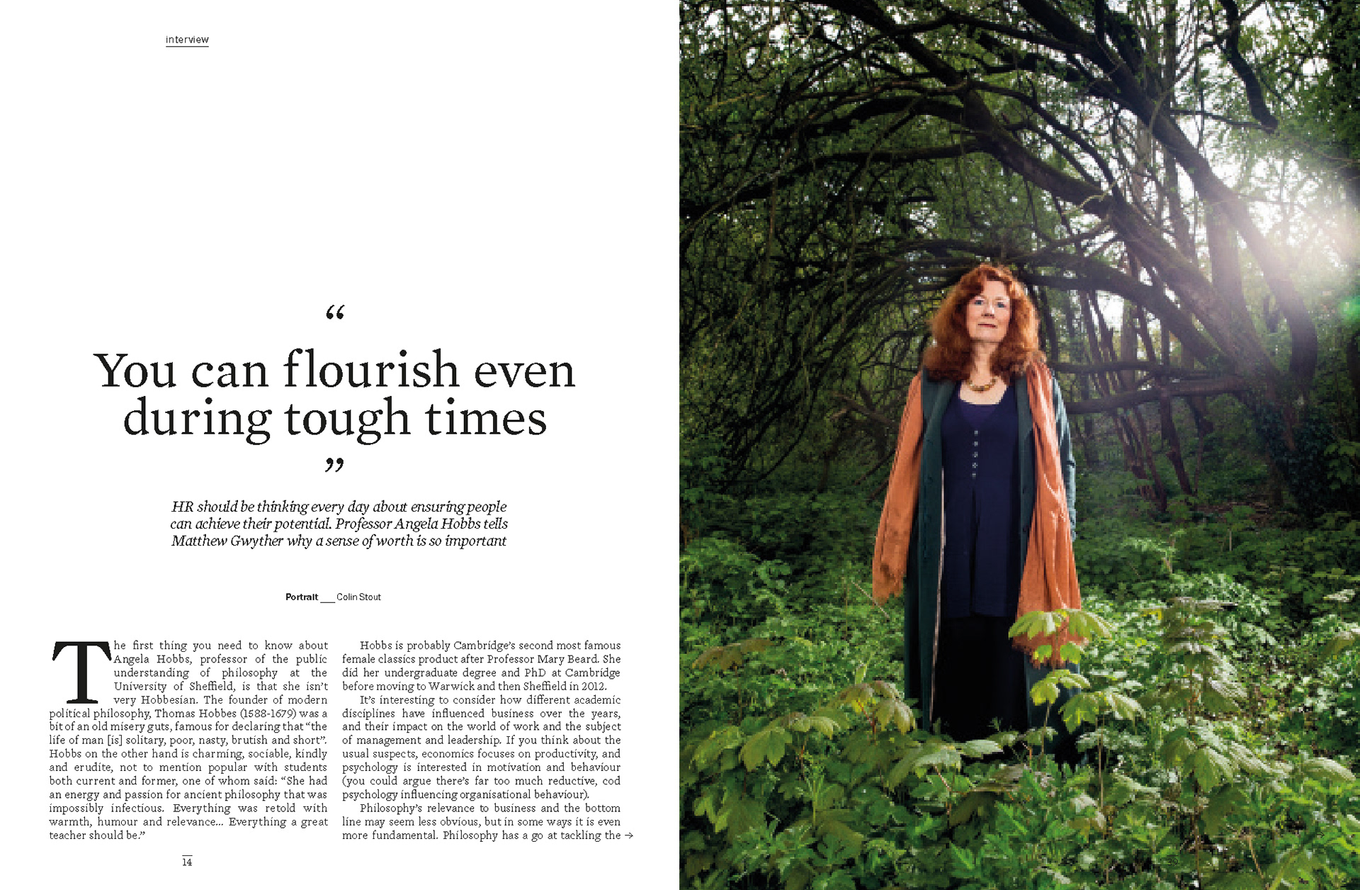 Work Magazine - Interview