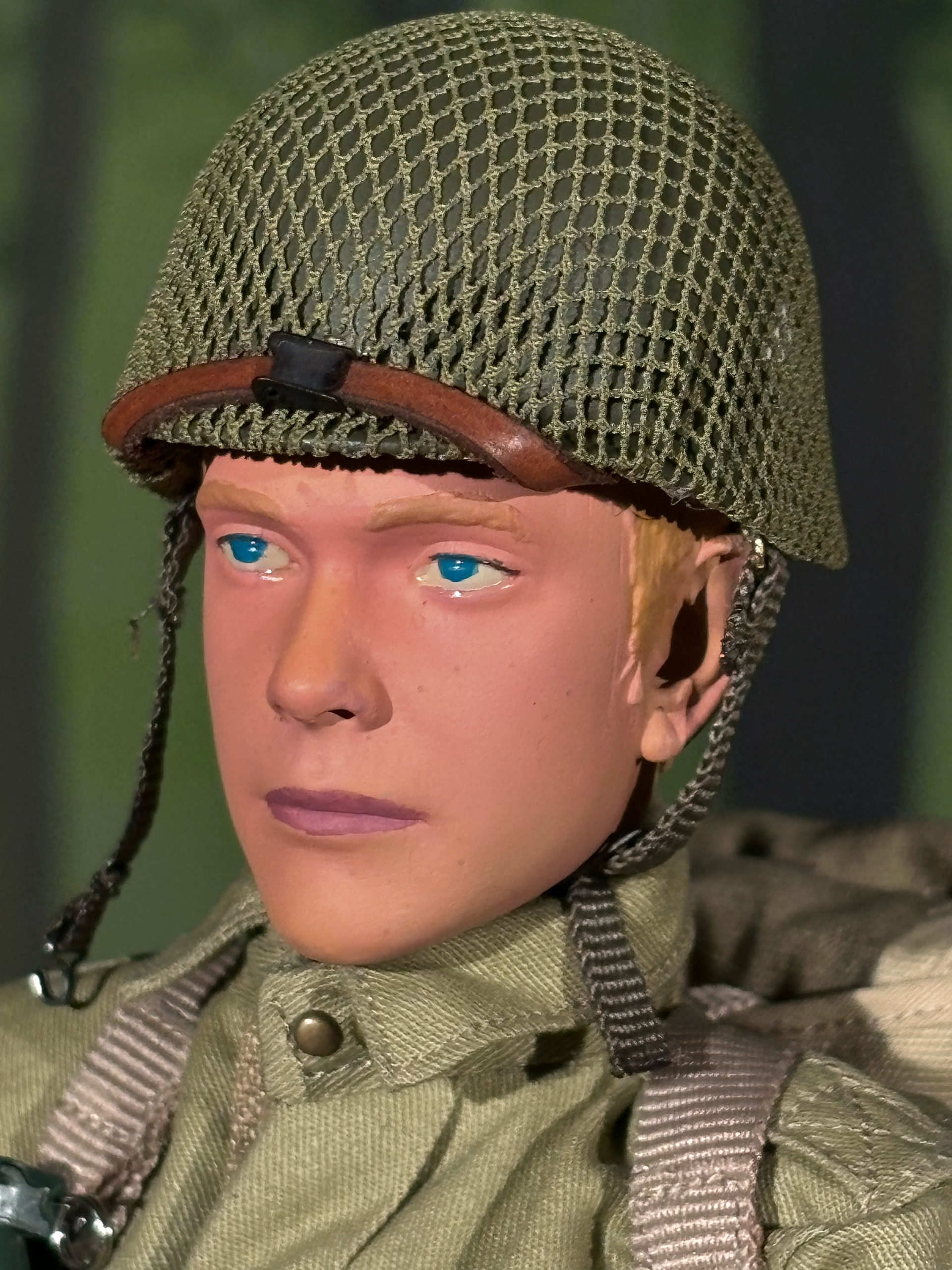 CU of airbrushed Head