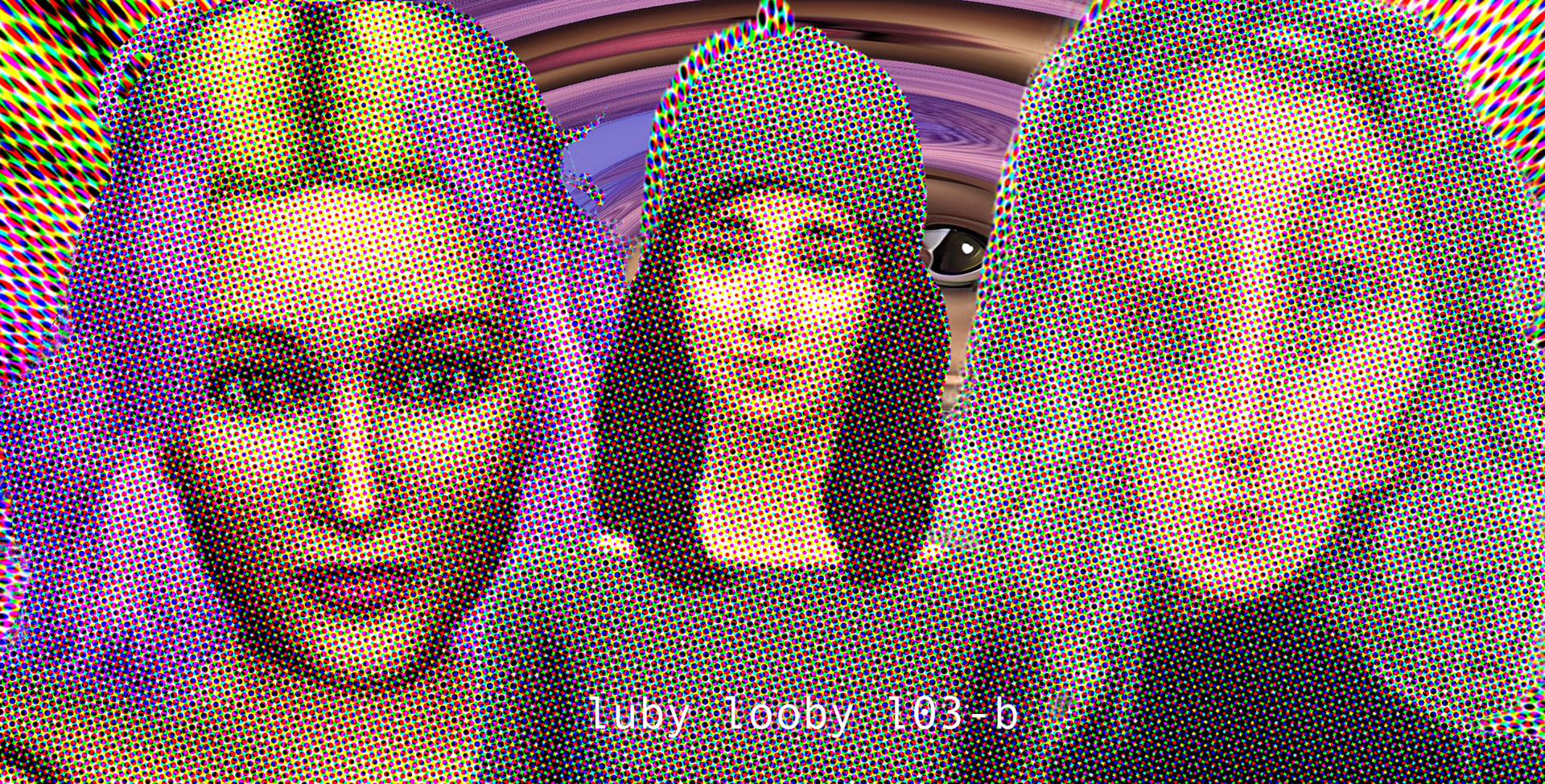 Portraits: Luby/Looby/L03-b, 2362px x 1200px, Digital Collage, 2023