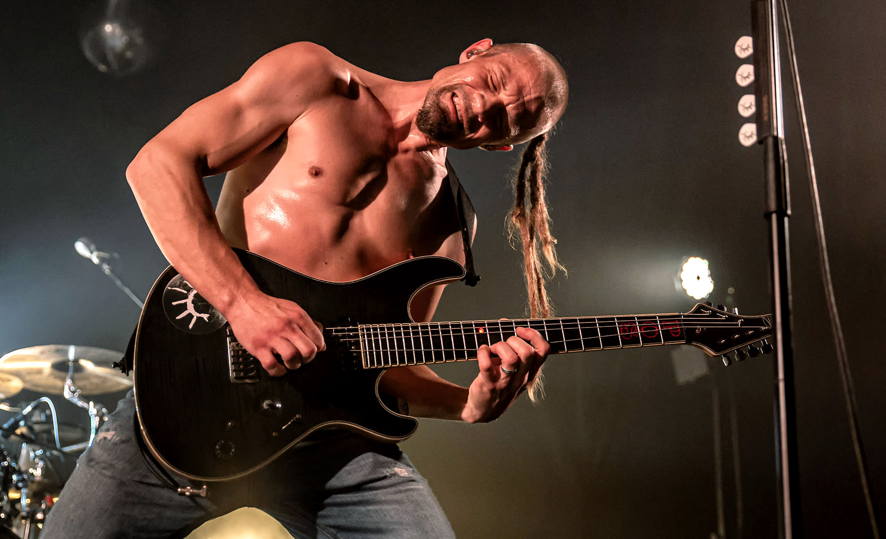 Johan Hallgren from Pain Of Salvation live at the Ready for Prog Festival 2019