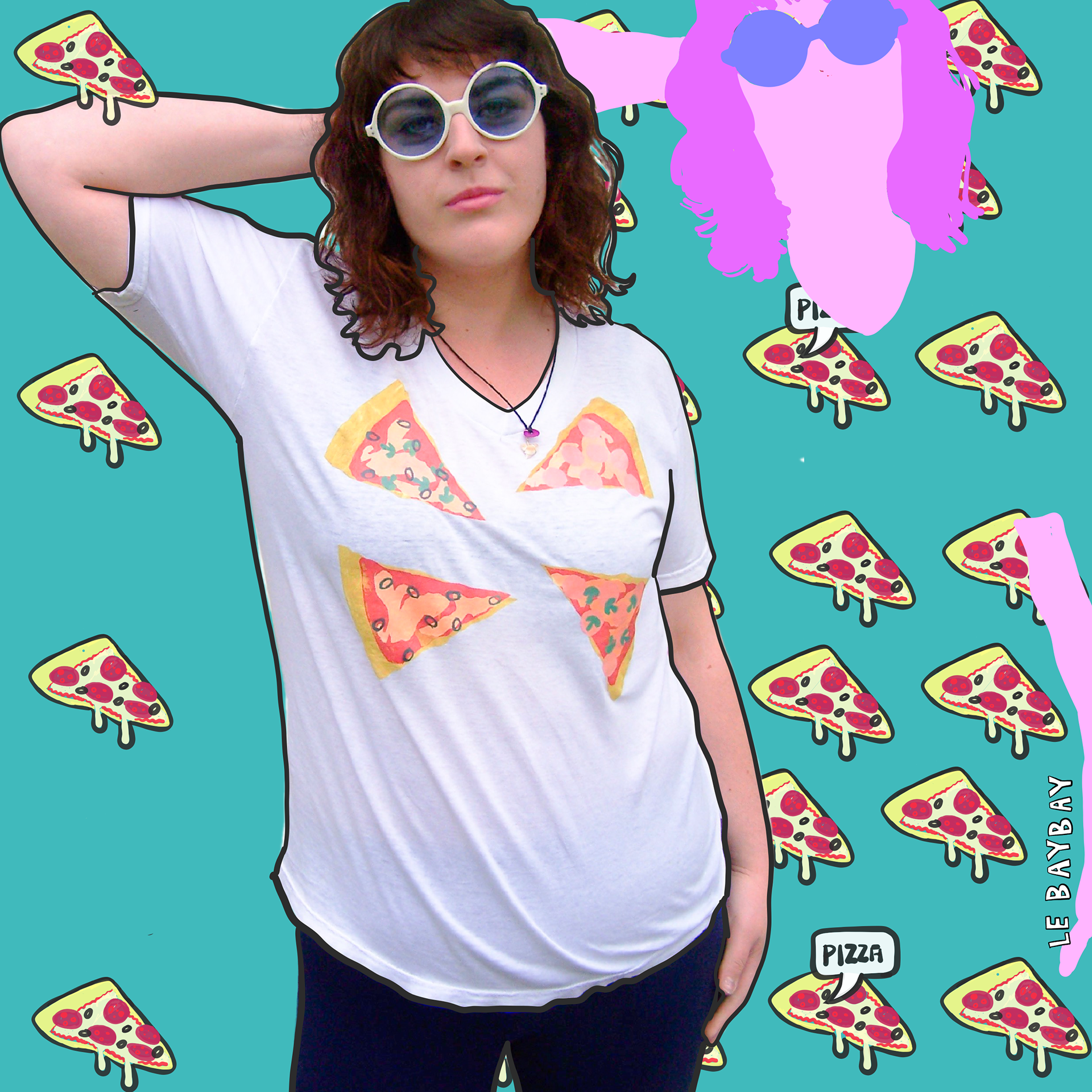 Throwback cut film pizza prints, 2010