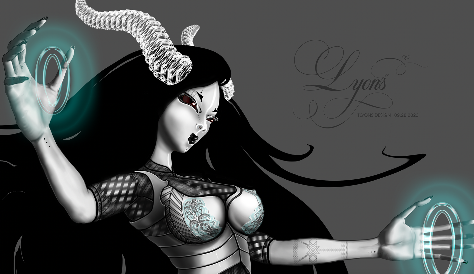 Work in Progress. Screenshot Female Mongrel Bot. September 2023.