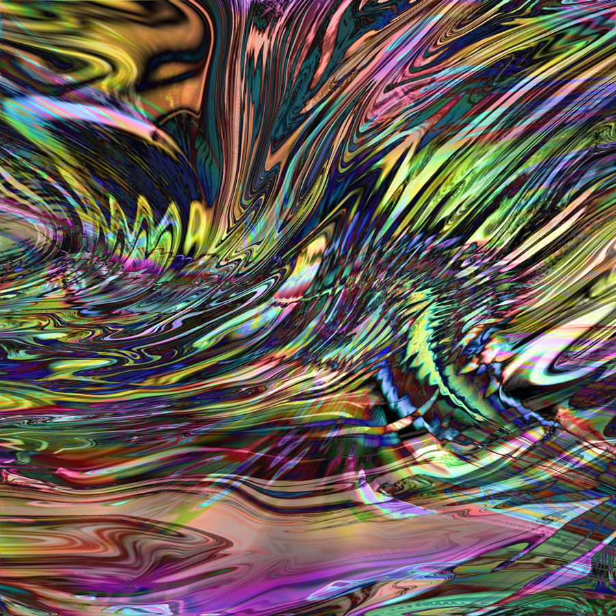 "Christmas Liquid Chrome" 12 x 12 in. Giclee. November 2023