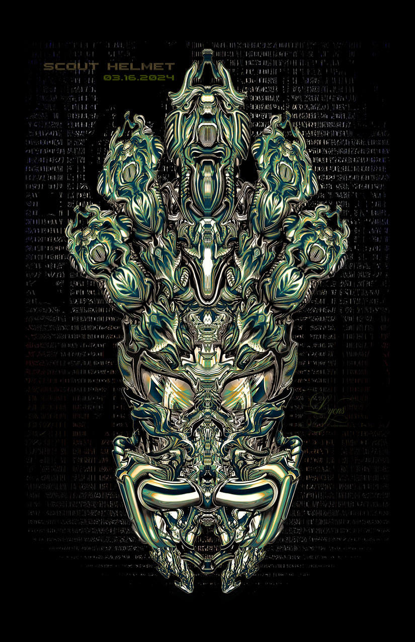 "Made You Look" v. 2/4. 11 x 17 in. T-Shirt Design. March 2024