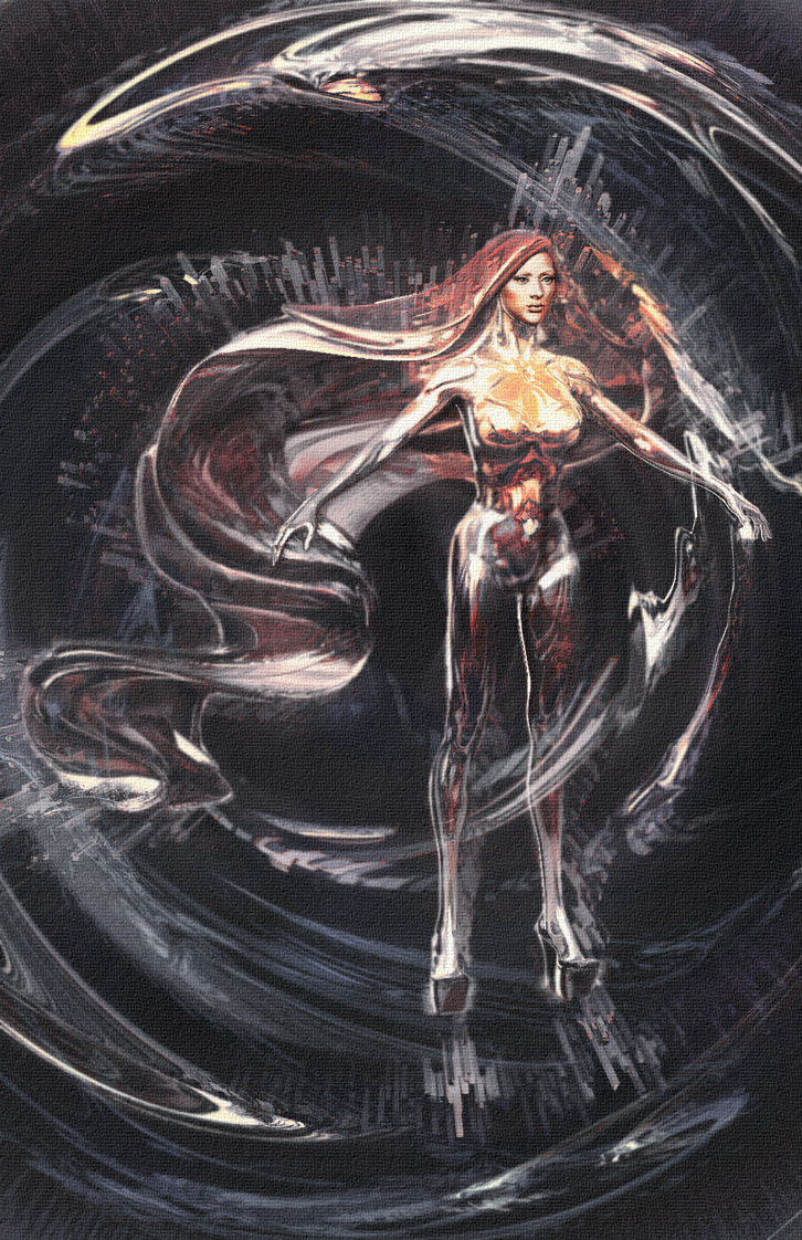 "AI Mitosis in Process" v. 1. 11 x 17 in. Giclee. October 2024