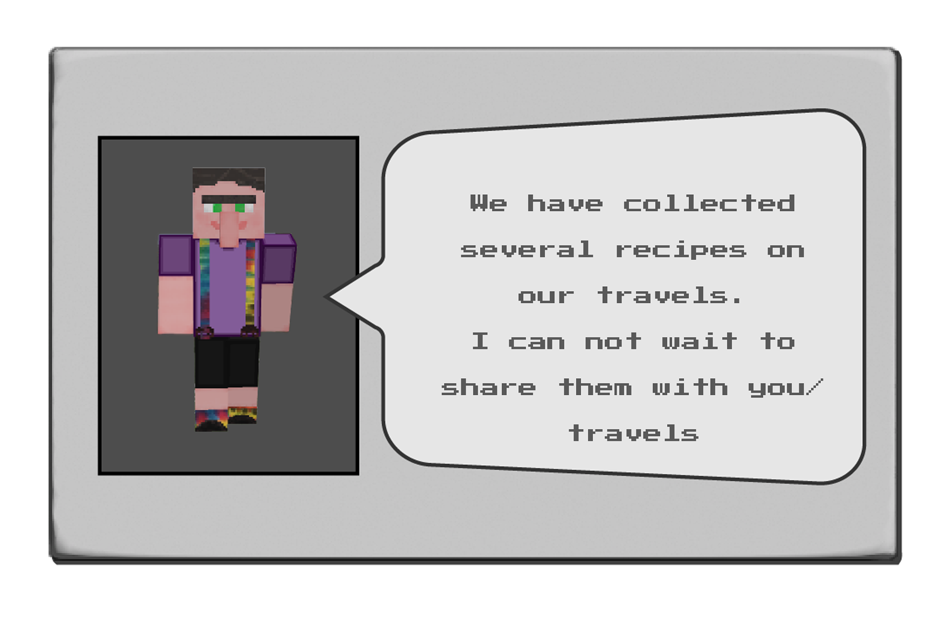 Quick mock-up of NPC & dialogue 