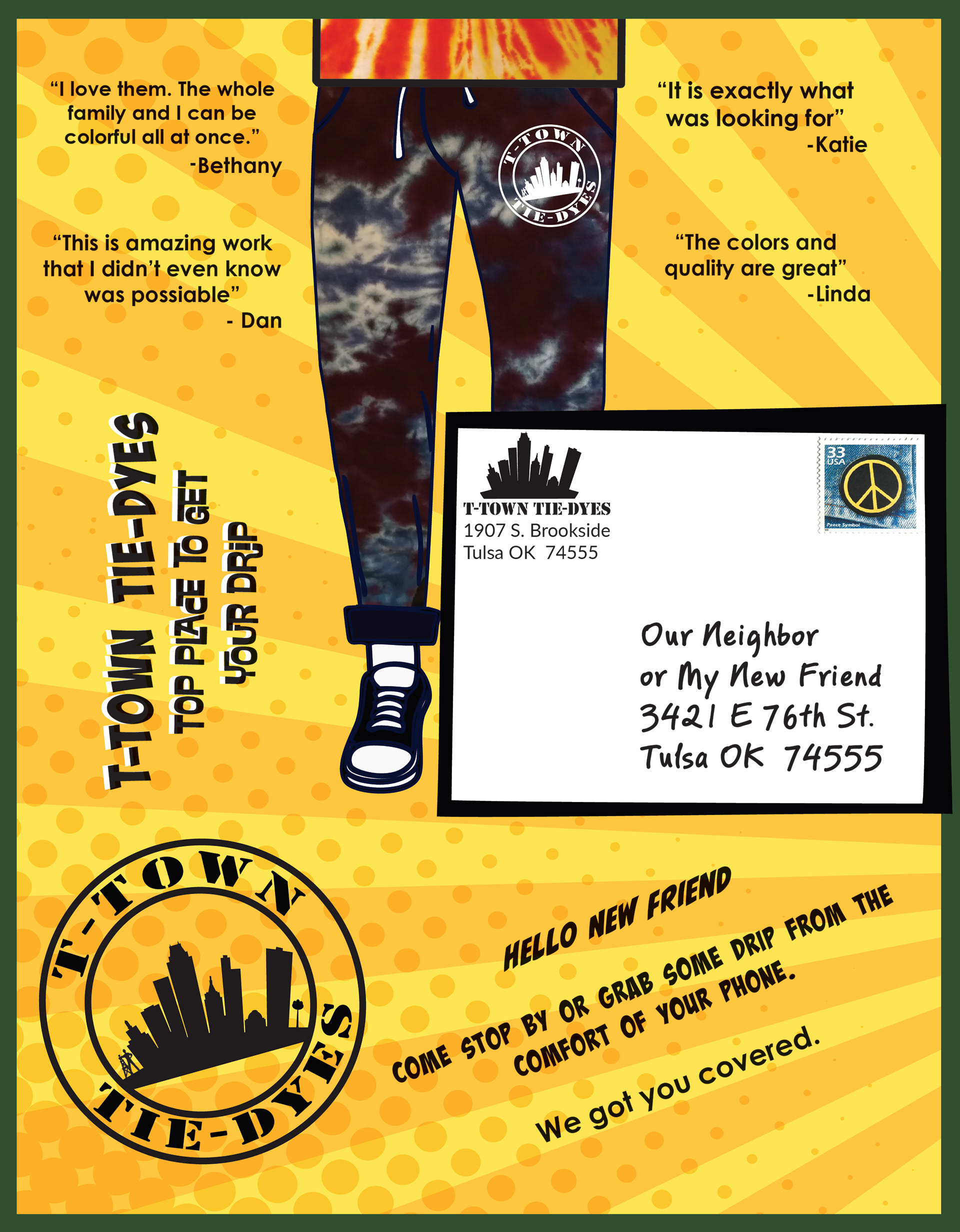 FUN TRI-FOLD THAT CHANGES THE CLOTHES WHEN UNFOLDED. 