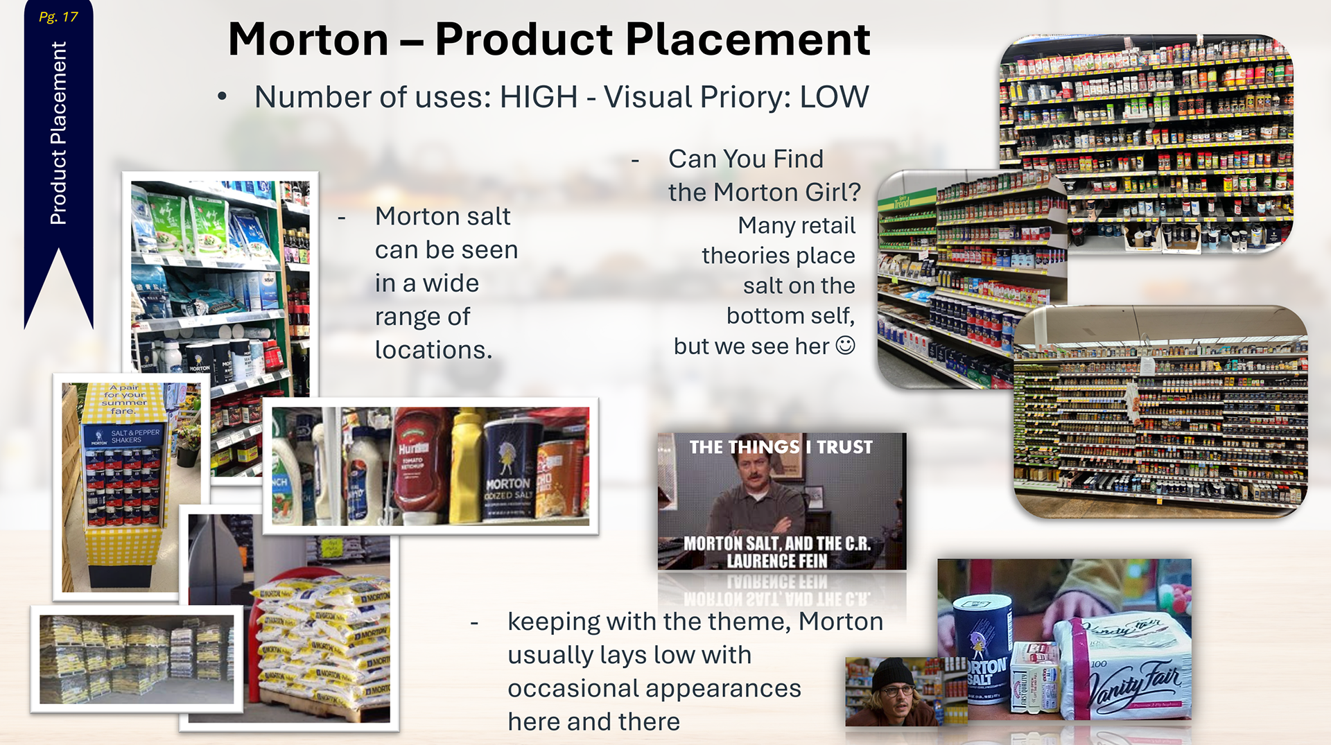 Morton - Product Placment Slide 17/25