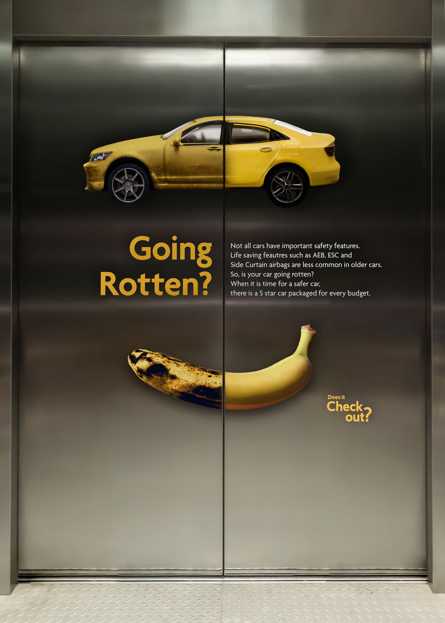 Elevator paste-ups