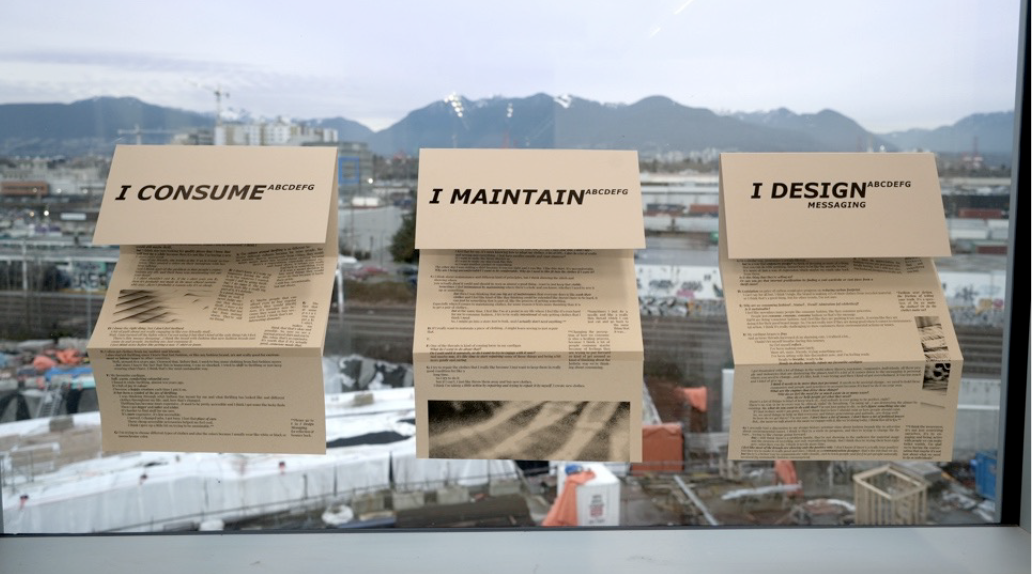 Footnotes* installation: Small-scale iteration #1