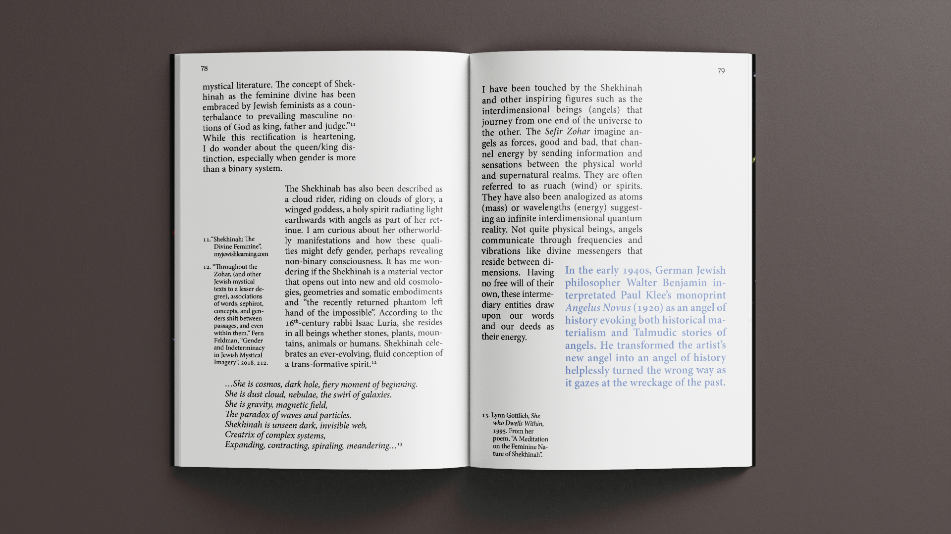Publication Design for Interdimensional Worlds, 2025, p. 78-79 © Randy Lee Cutler