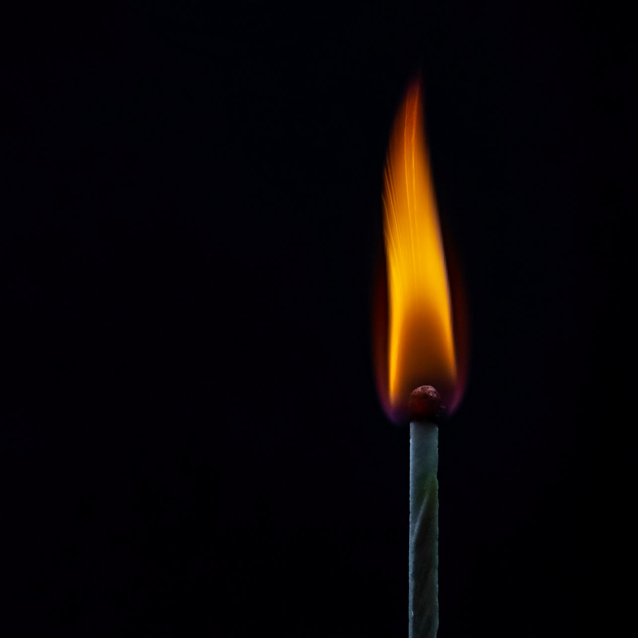 match, matches, smoke, black background and flame