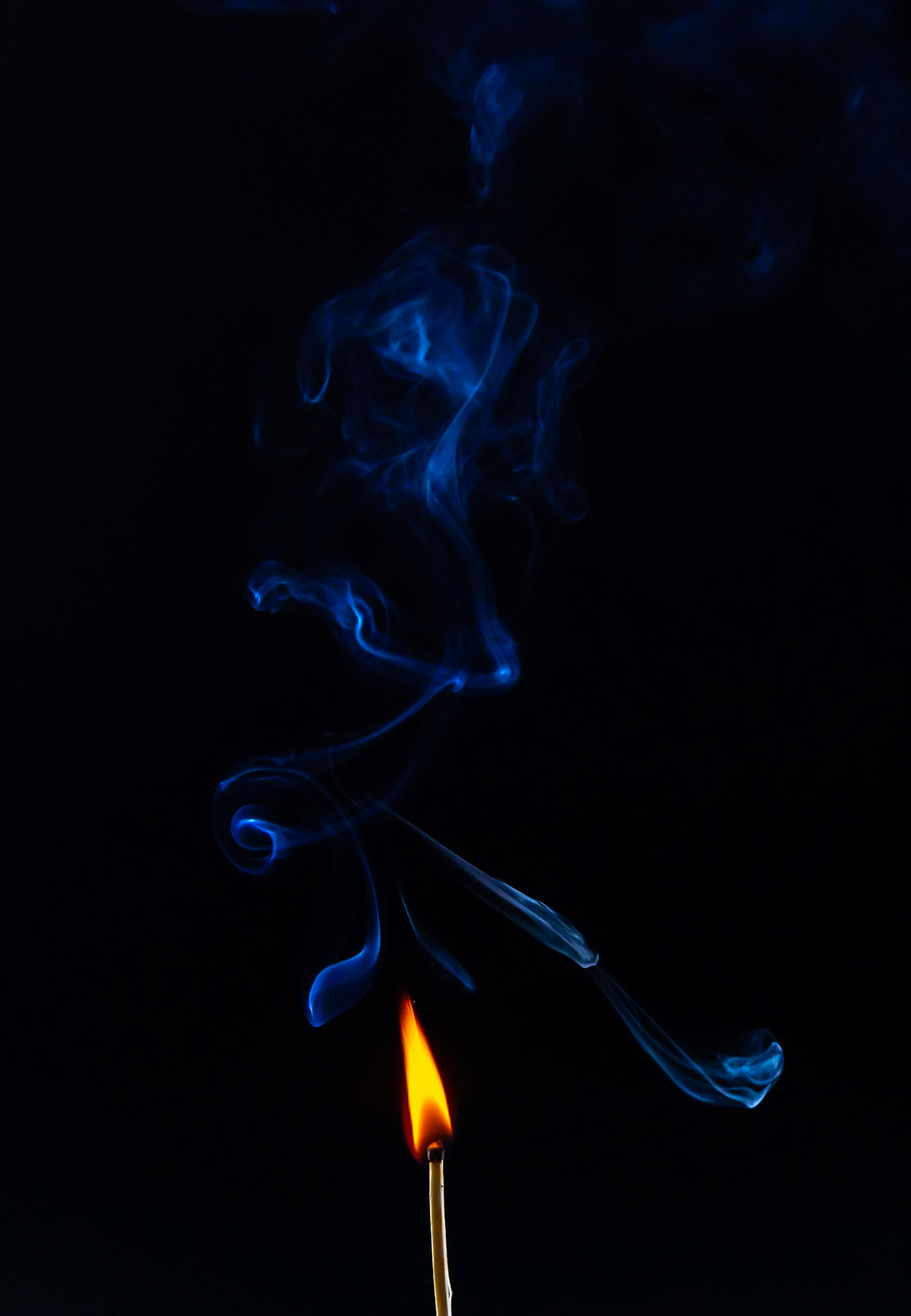 match, matches, smoke, black background and flame