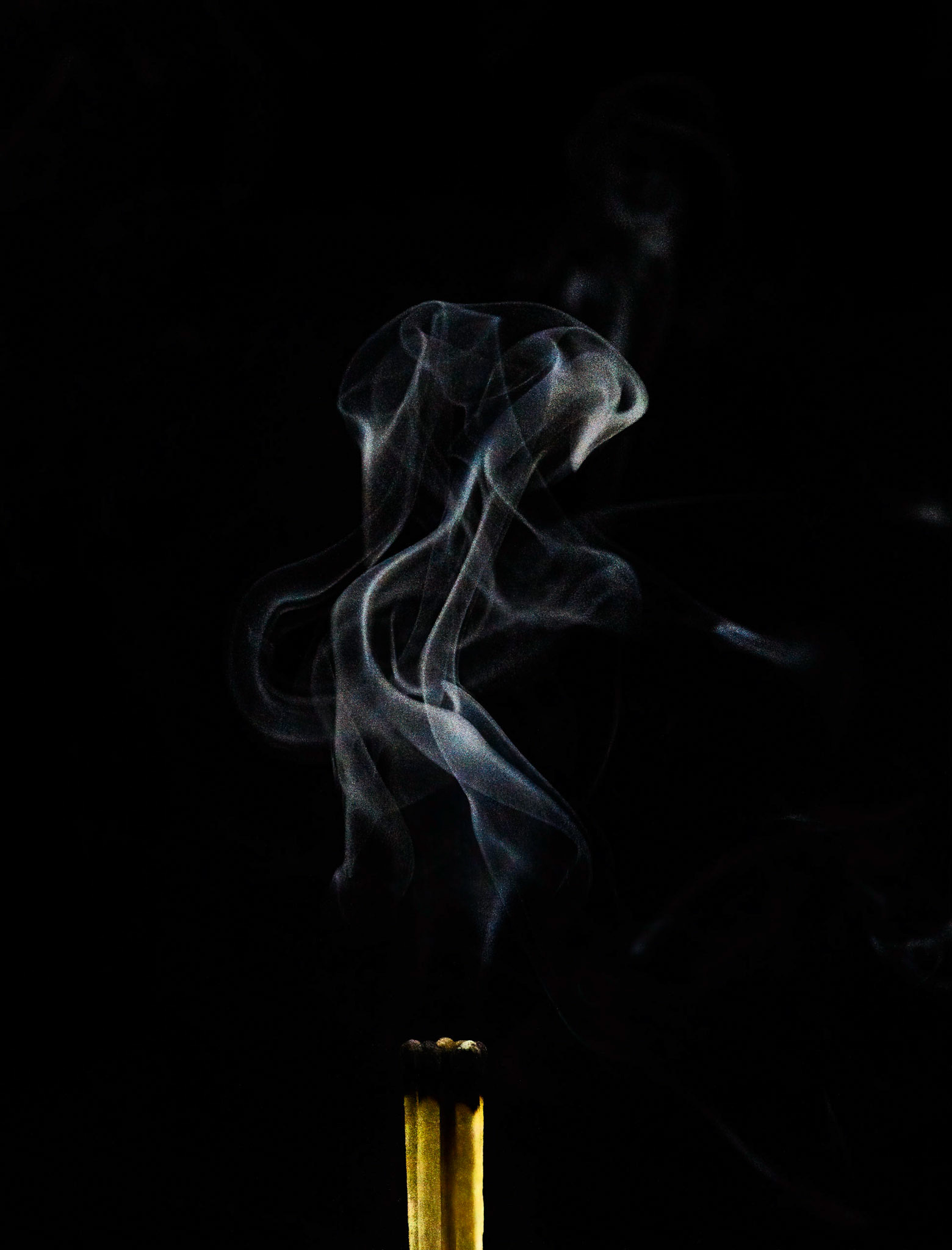 Matches, fire, smoke