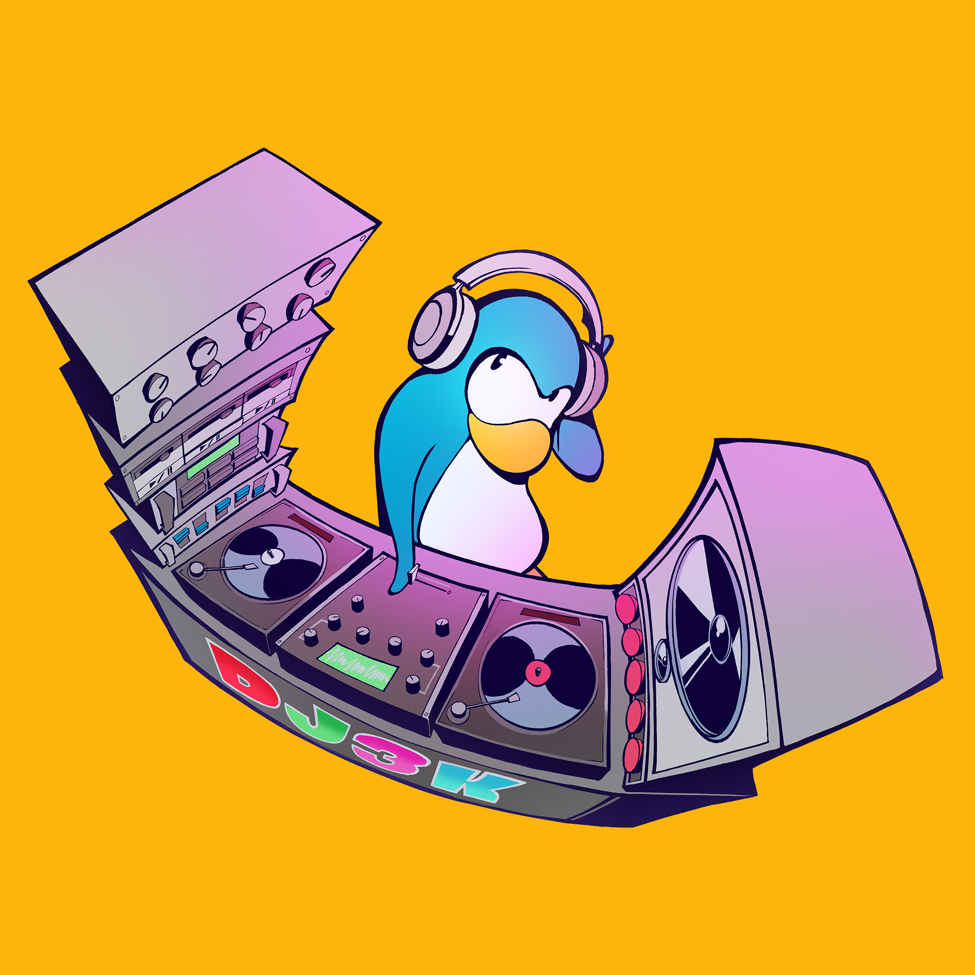(*concept) Club Penguin Spot Illustration