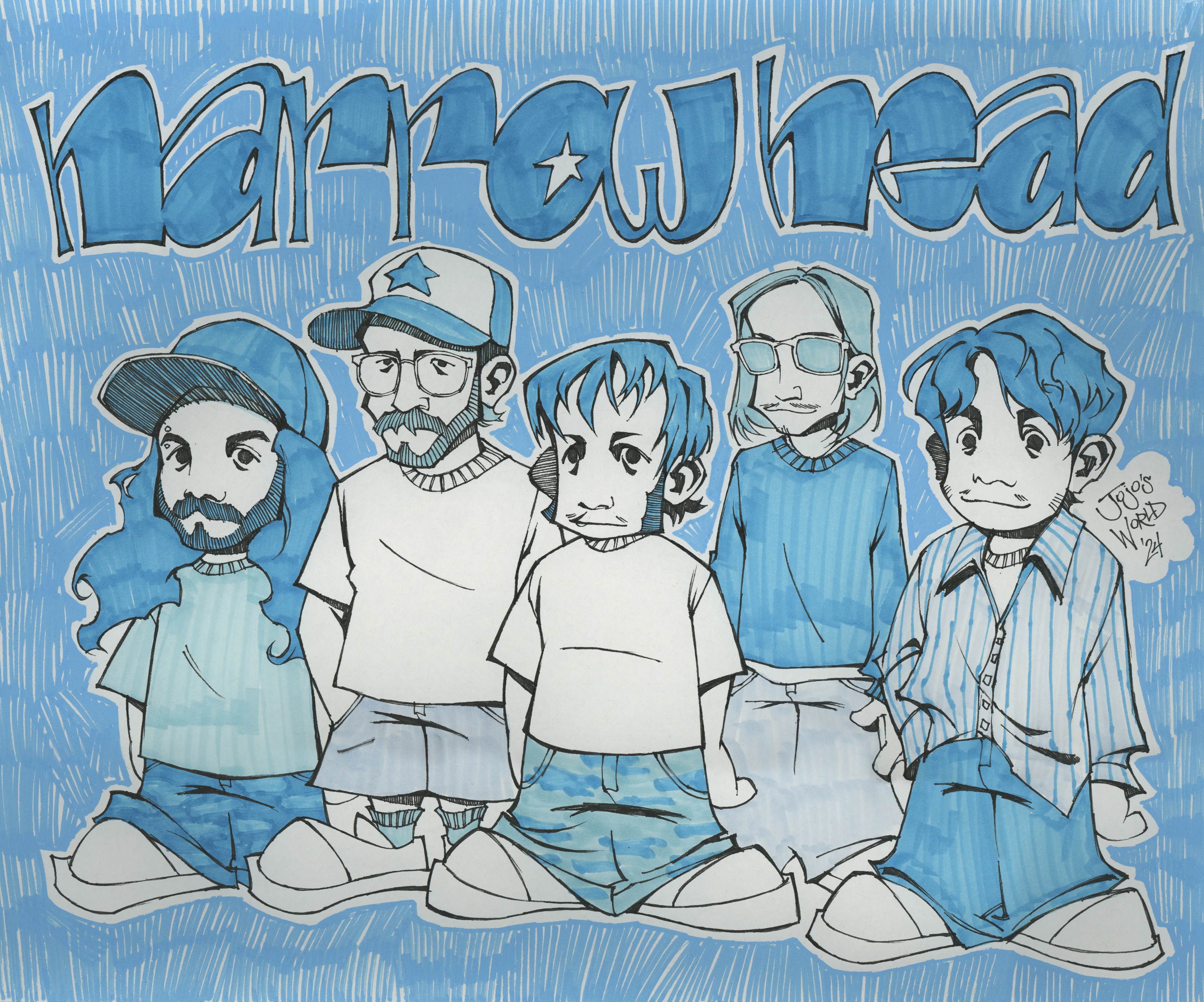 T-Shirt Design & Illustration for Narrow Head