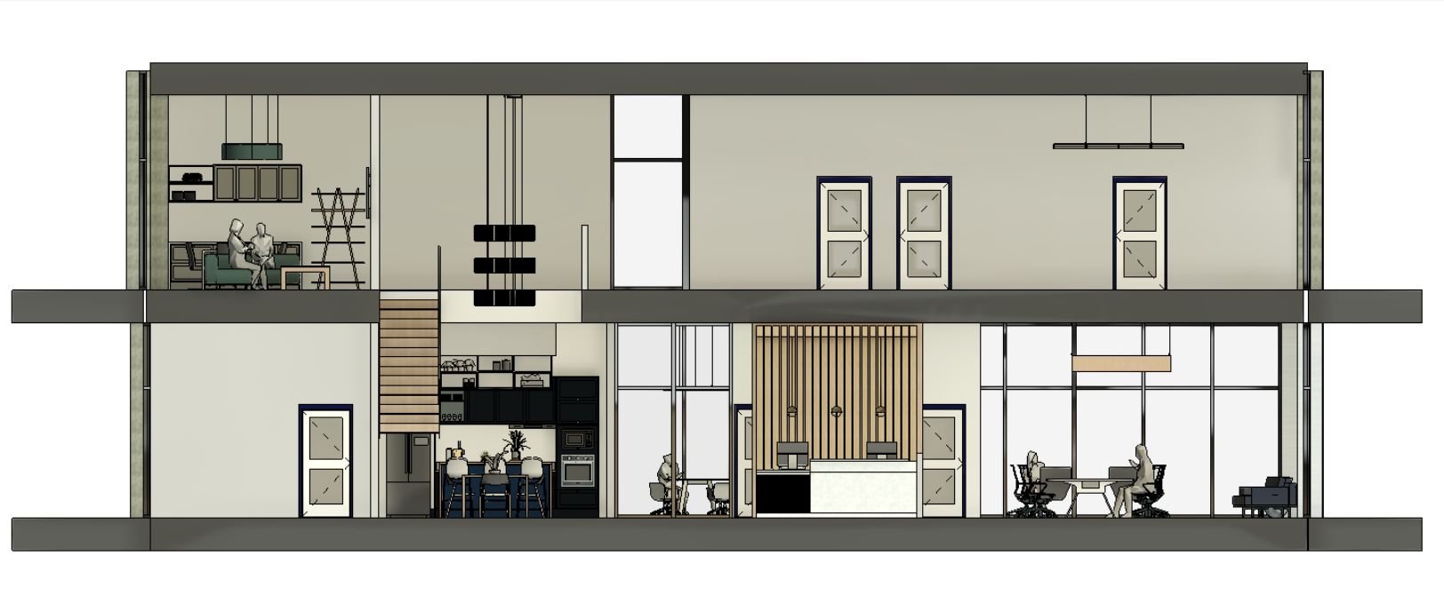 Rendered Section One