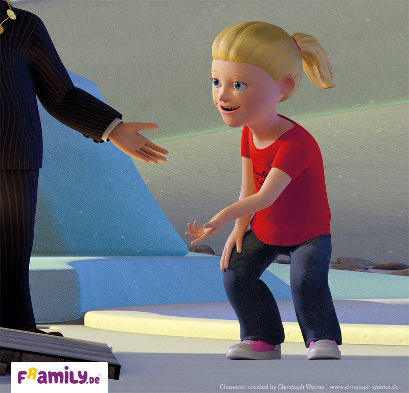 Beispiel Compositing Mädchen