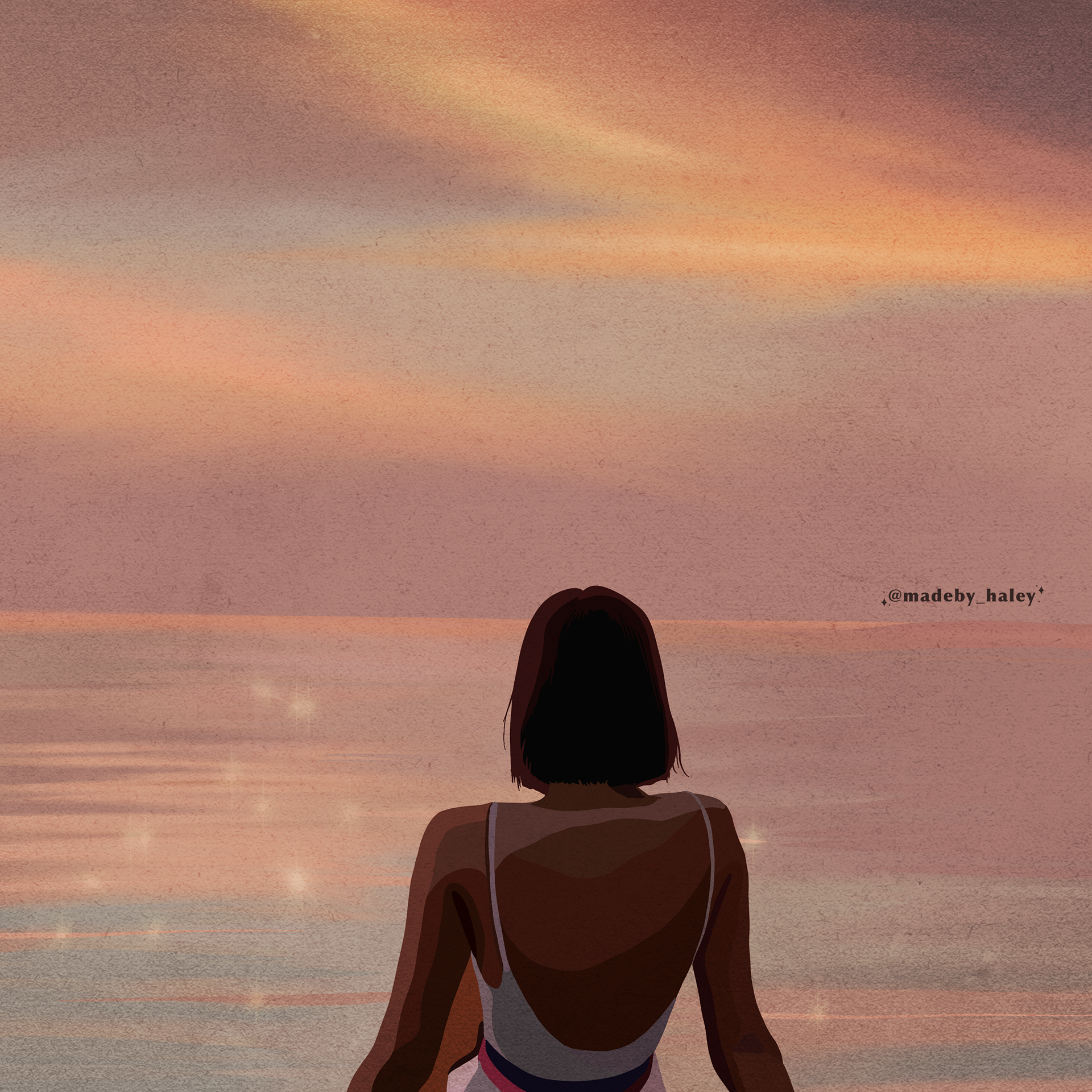Sunset Digital Illustration