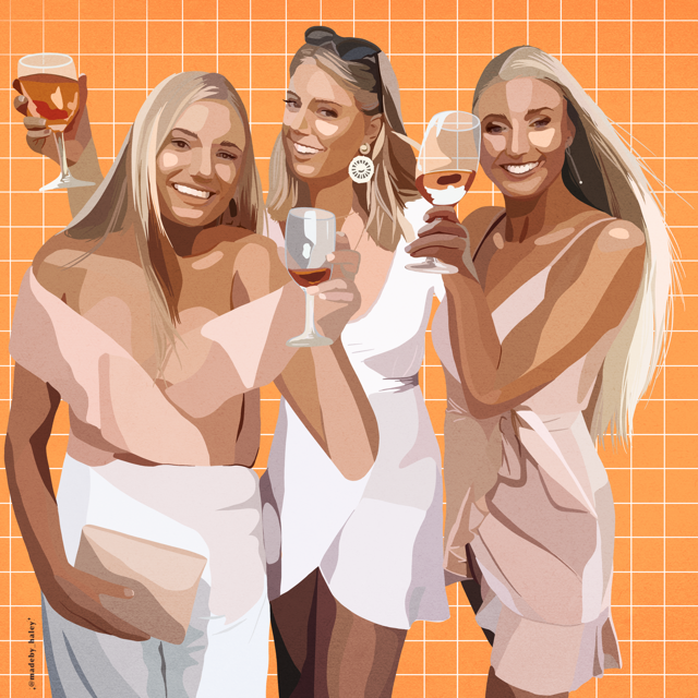 Friends Portrait 3 Person ($40)