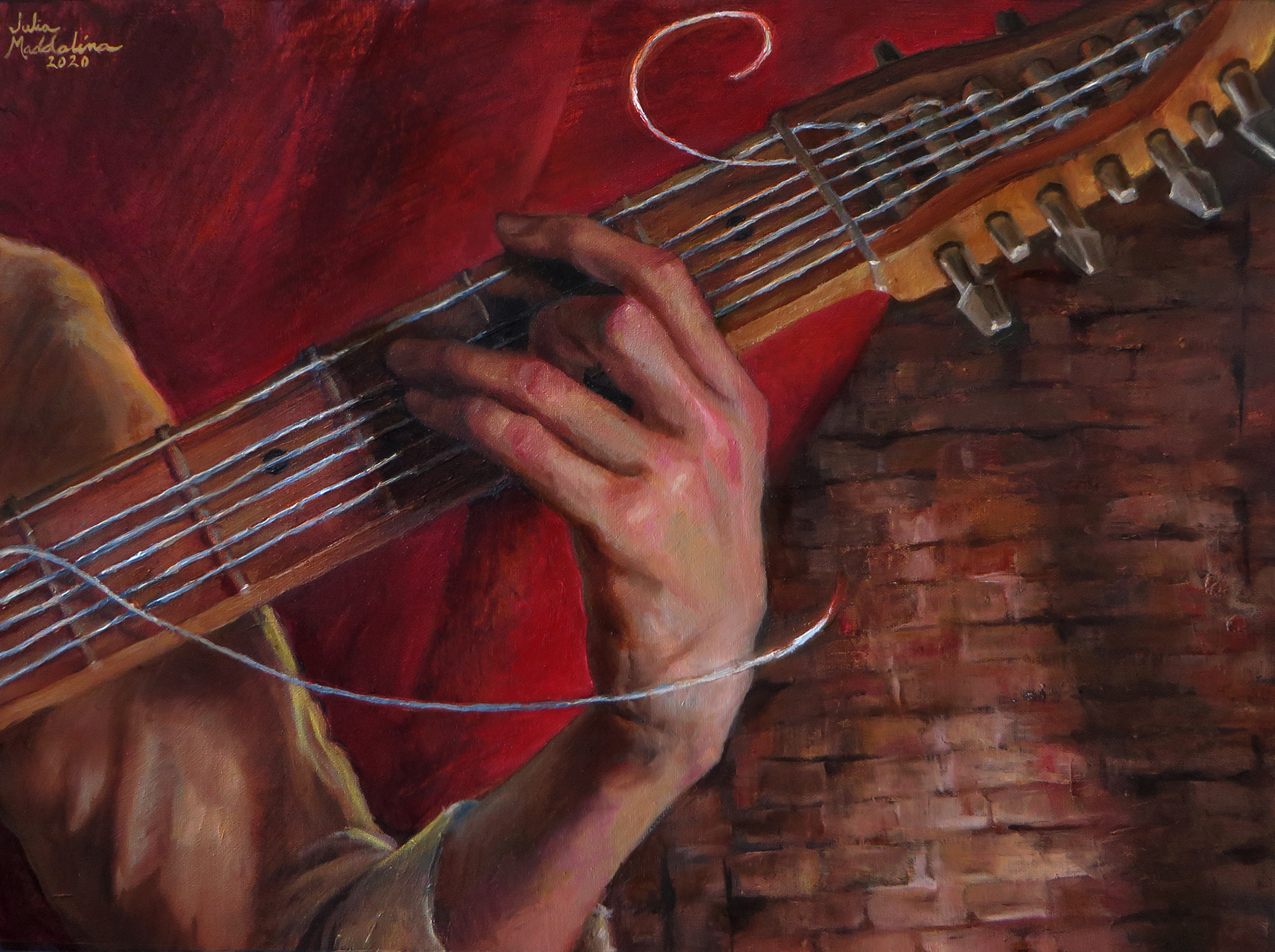 "For Cruel Fate and Man's Folly", Oil on Linen, 12"x16"