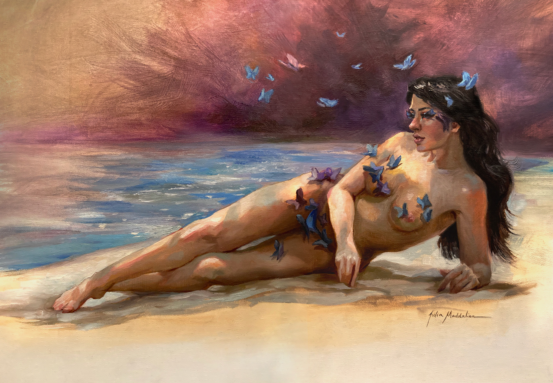 "The Lay of Felurian", Oil on Linen, 2021