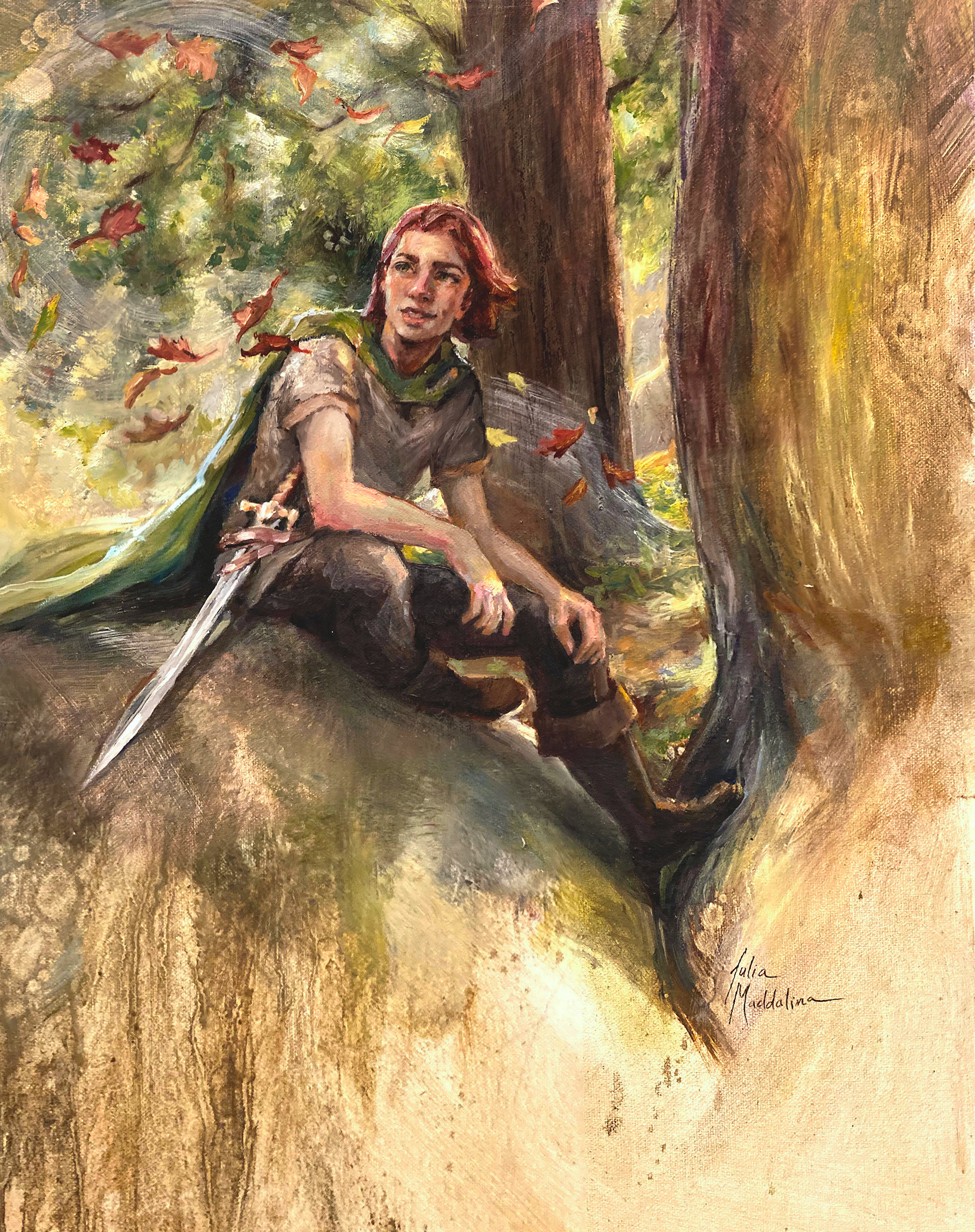 "Kvothe" Painted for the Worldbuilders End of Year Fundraiser 2021