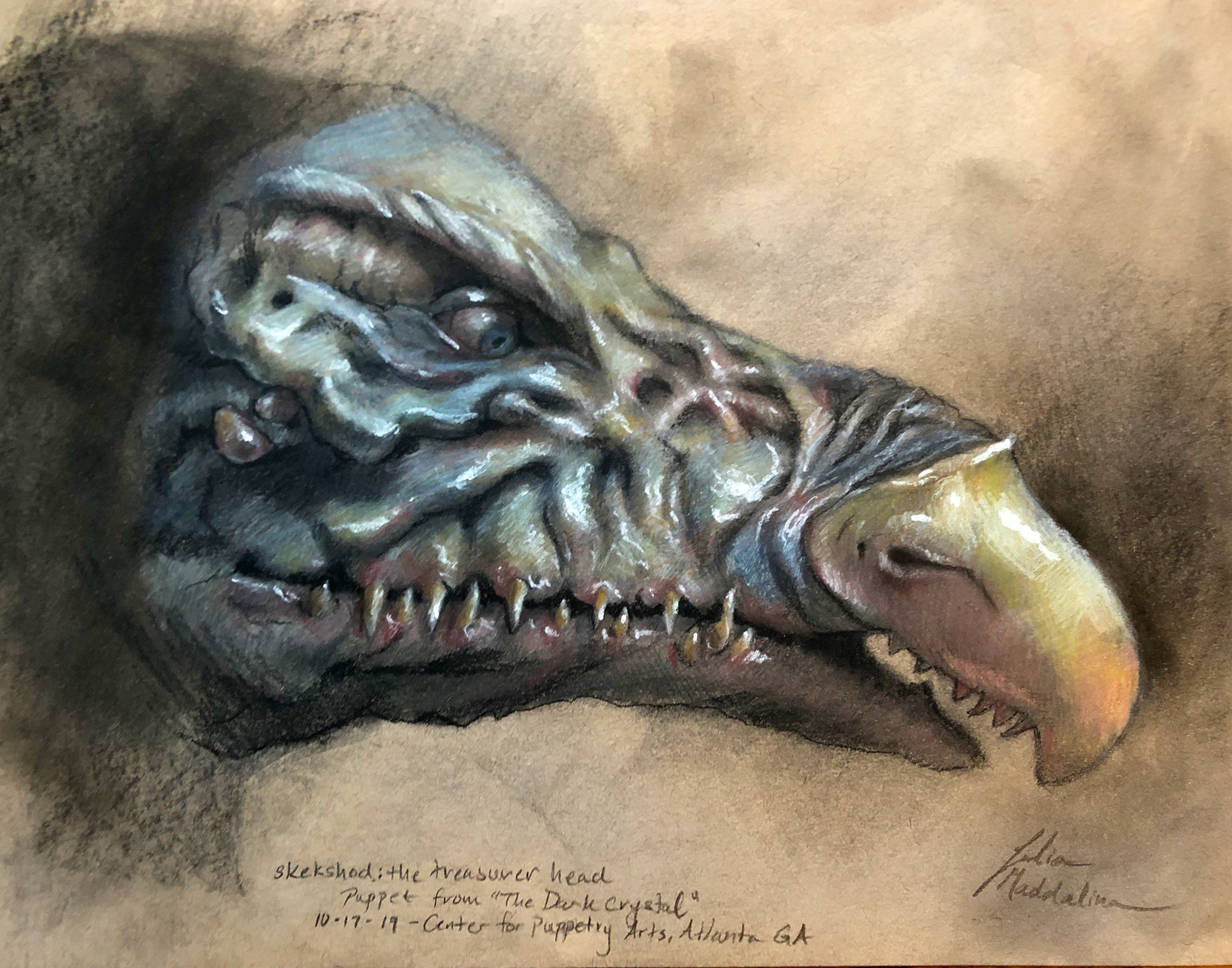 Skeksis Sketch from Puppet