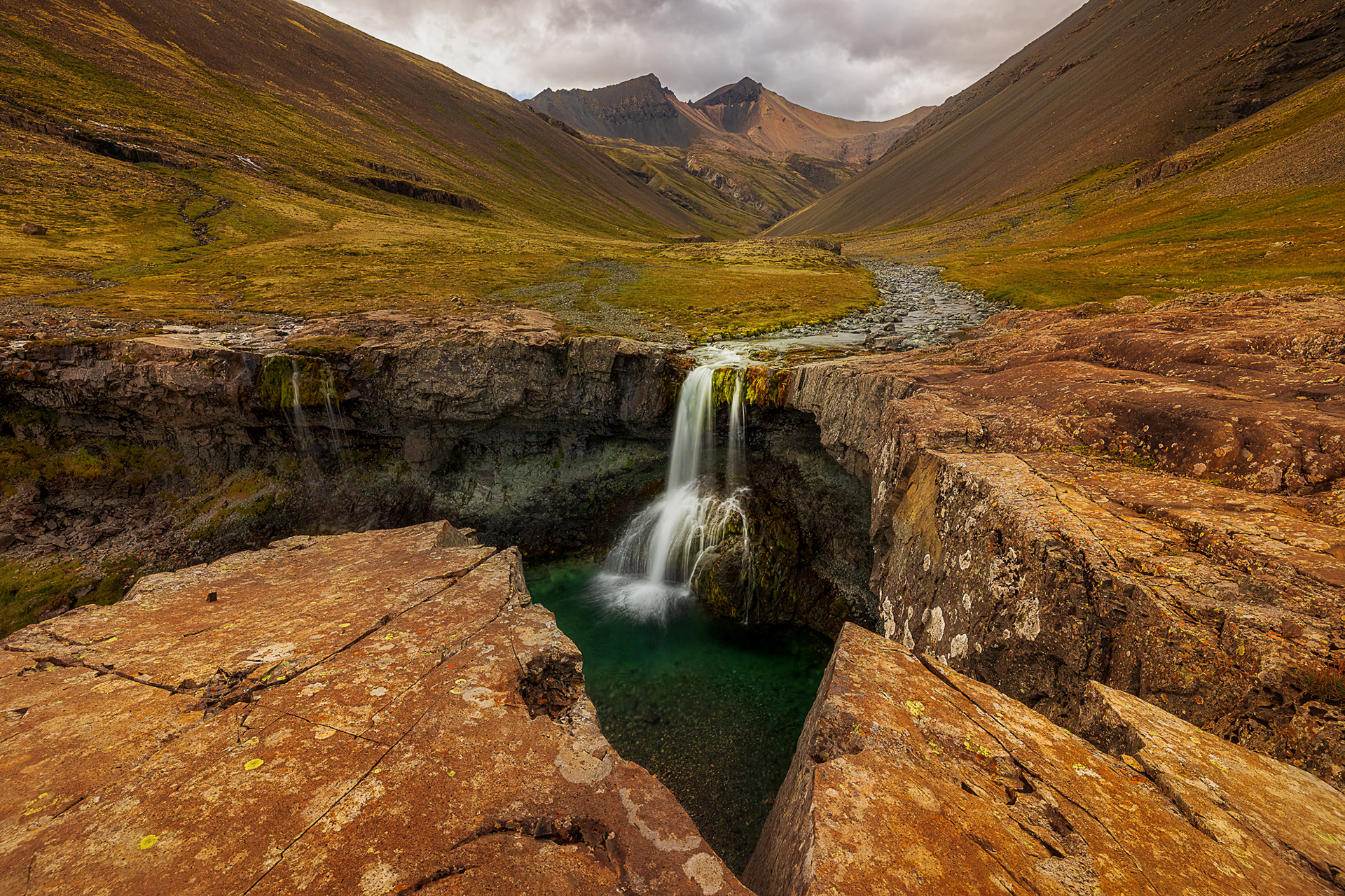Skuttafoss from above