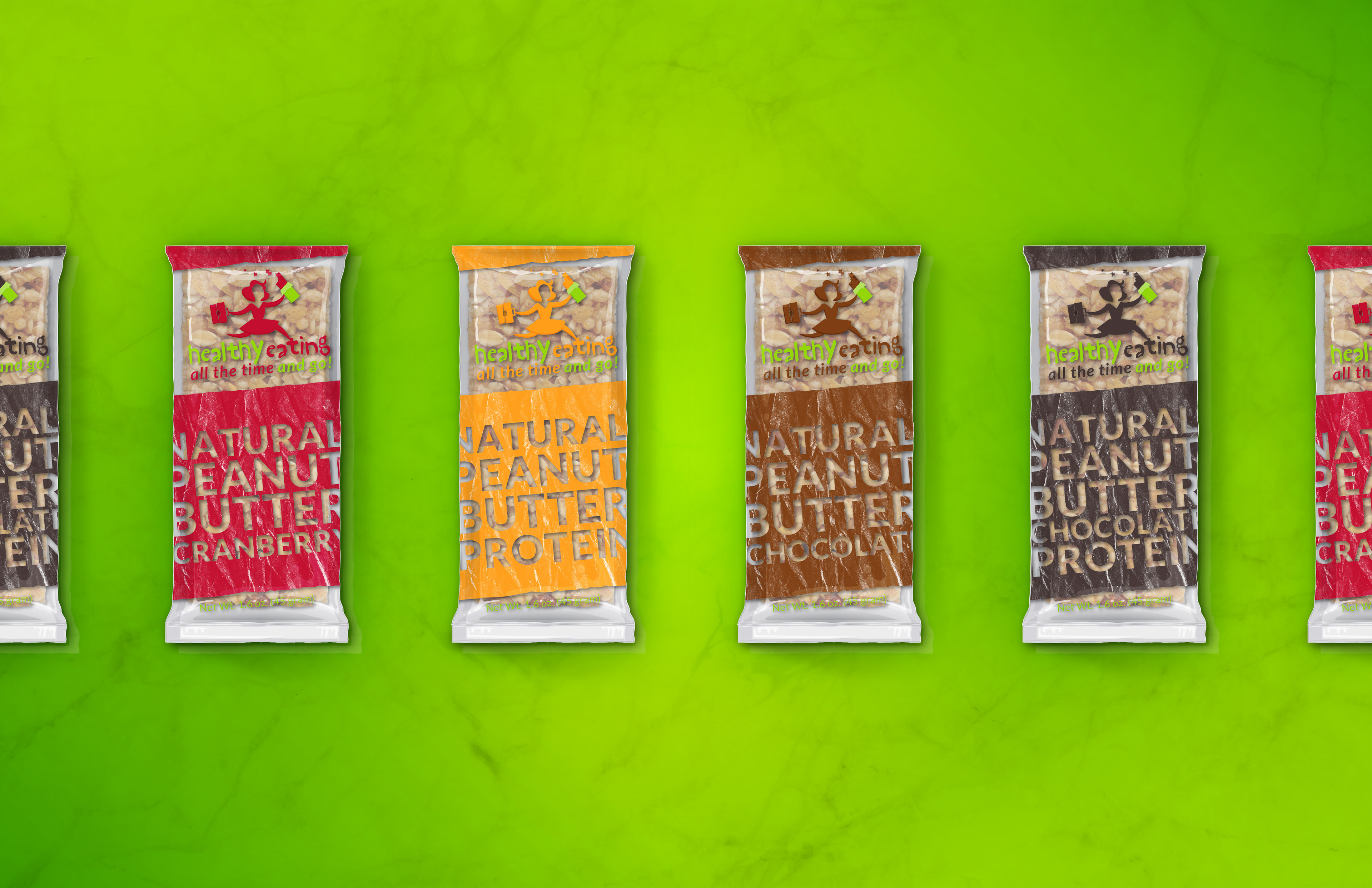 Healthy Eating All The Time and Go packaging concepts designed by Andrew Thompson