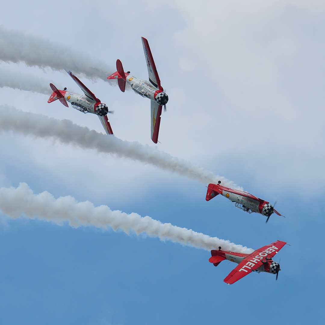Aeroshell Flight team - AT-6 Texans