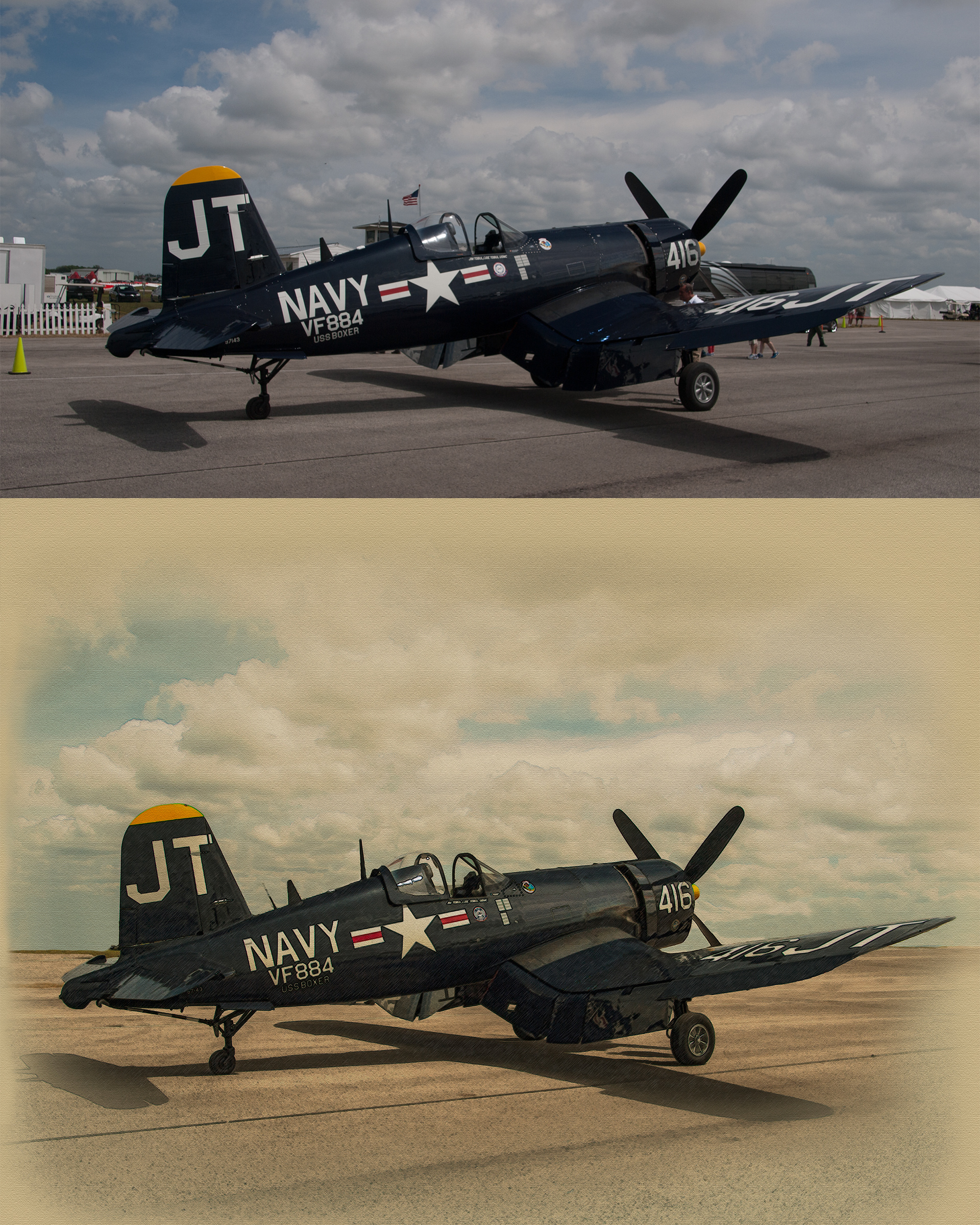 Background swap and texturized